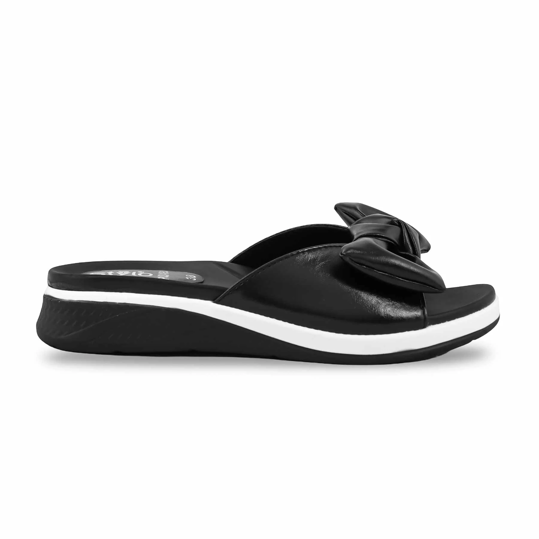 Black Formal Slipper PU0493 - Image 2