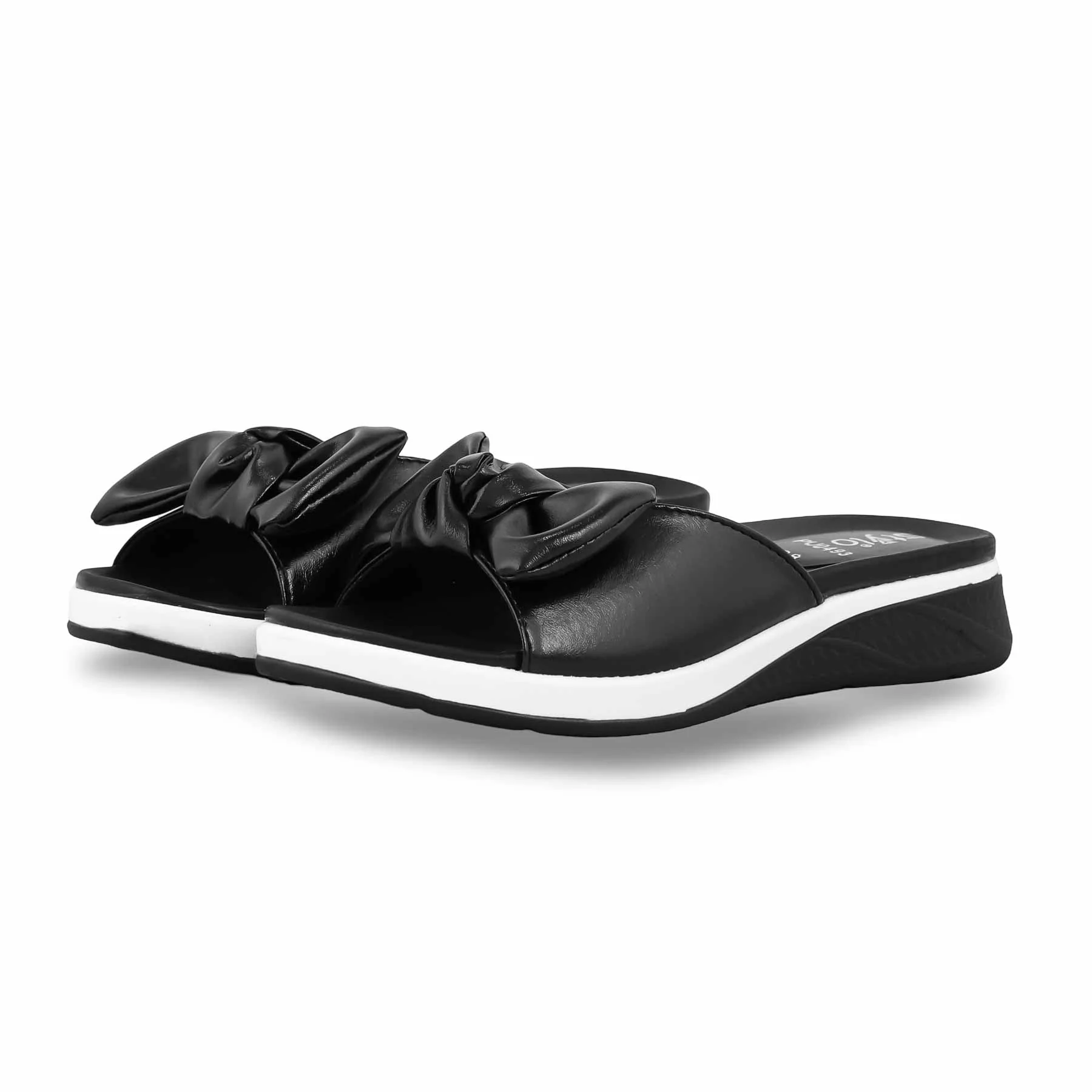 Black Formal Slipper PU0493 - Image 3