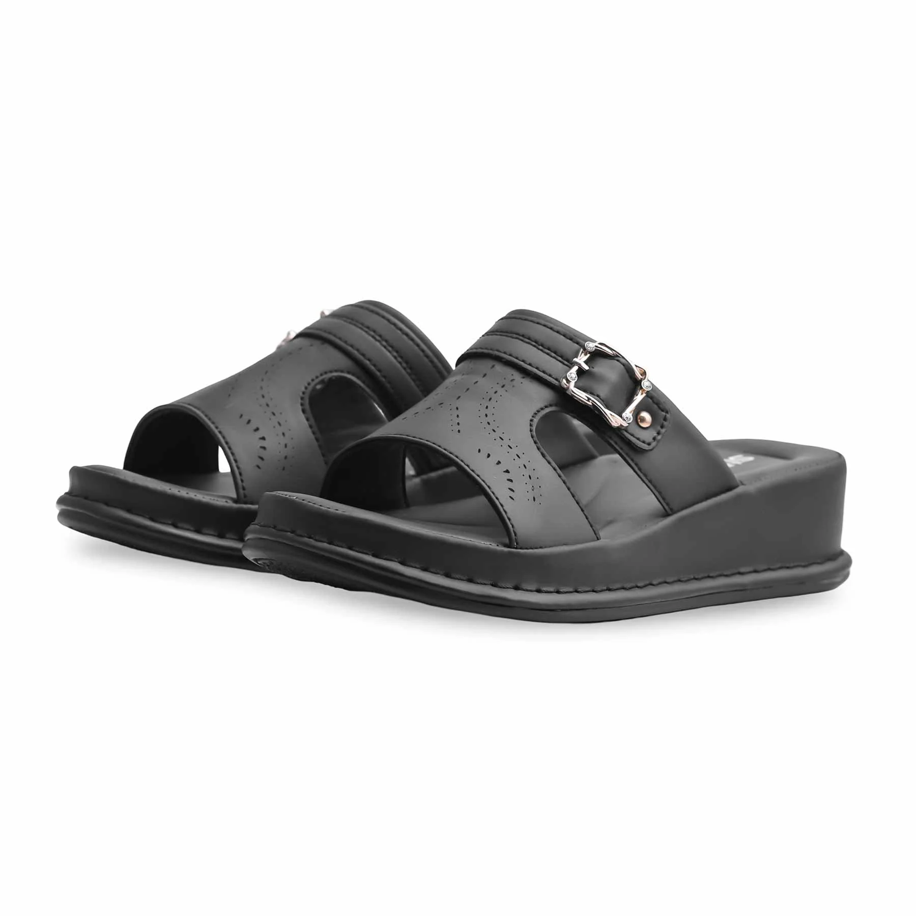 Black Formal Slipper PU0495 - Image 3