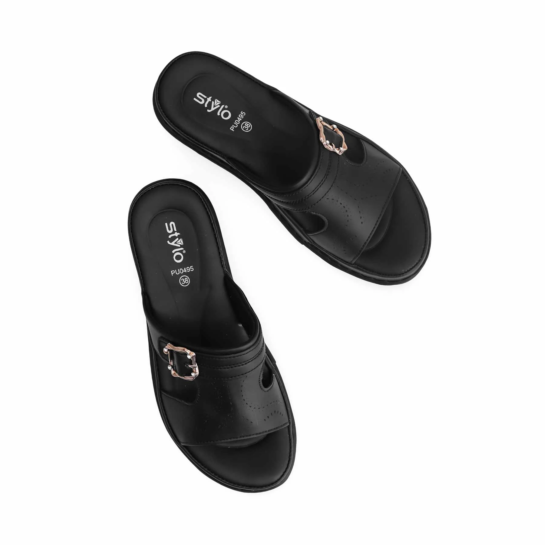 Black Formal Slipper PU0495 - Image 5