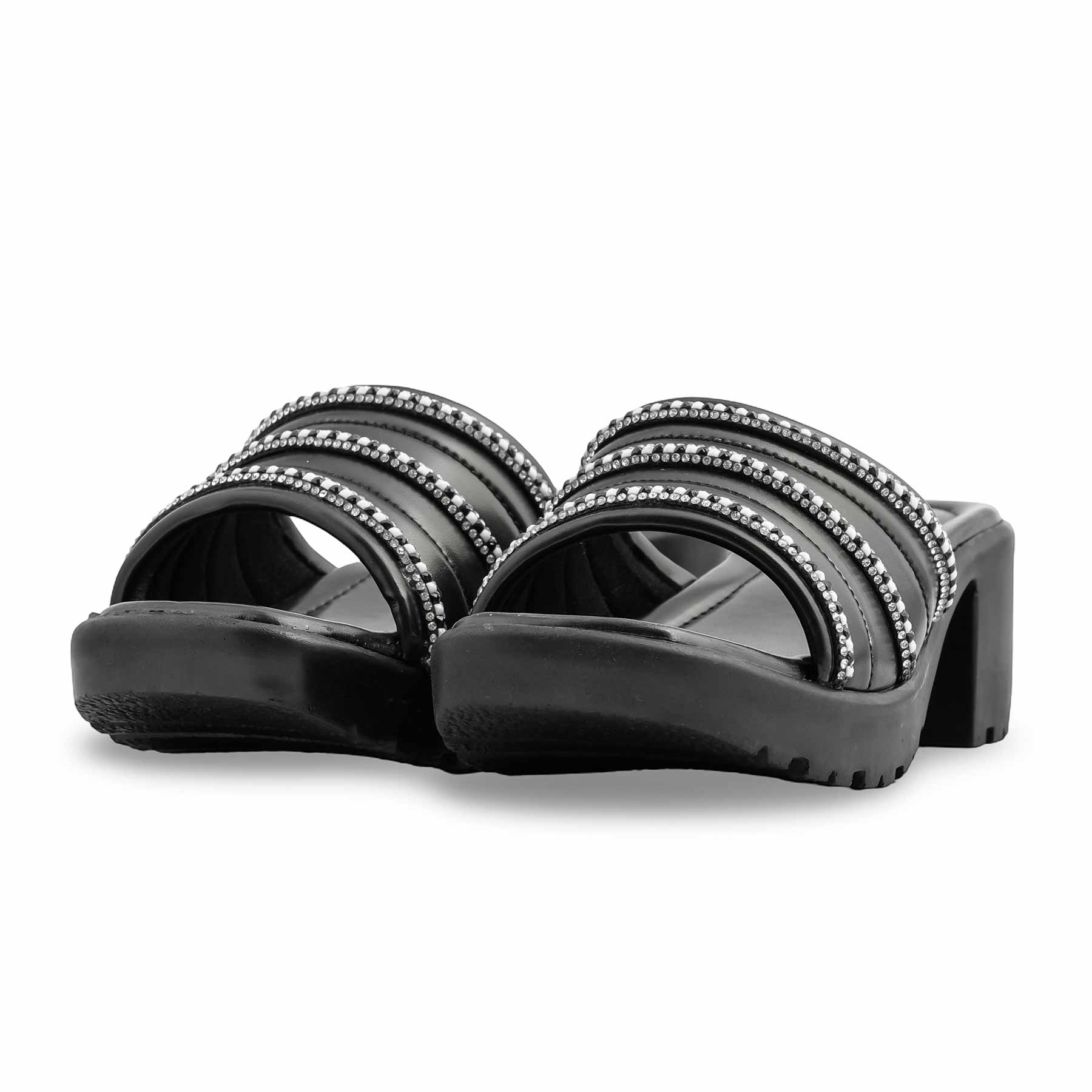 Black Formal Slipper PU0496 - Image 3