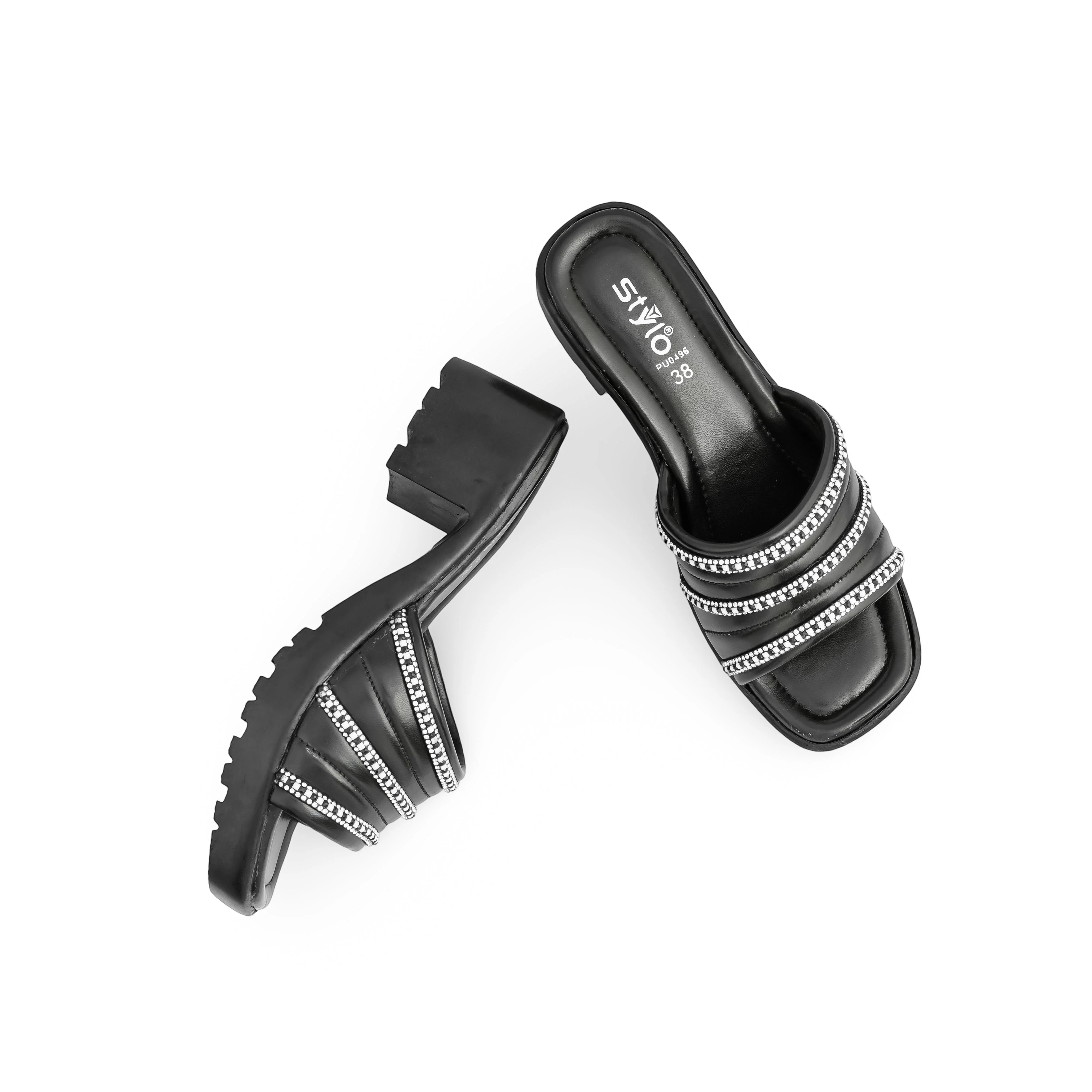 Black Formal Slipper PU0496 - Image 5