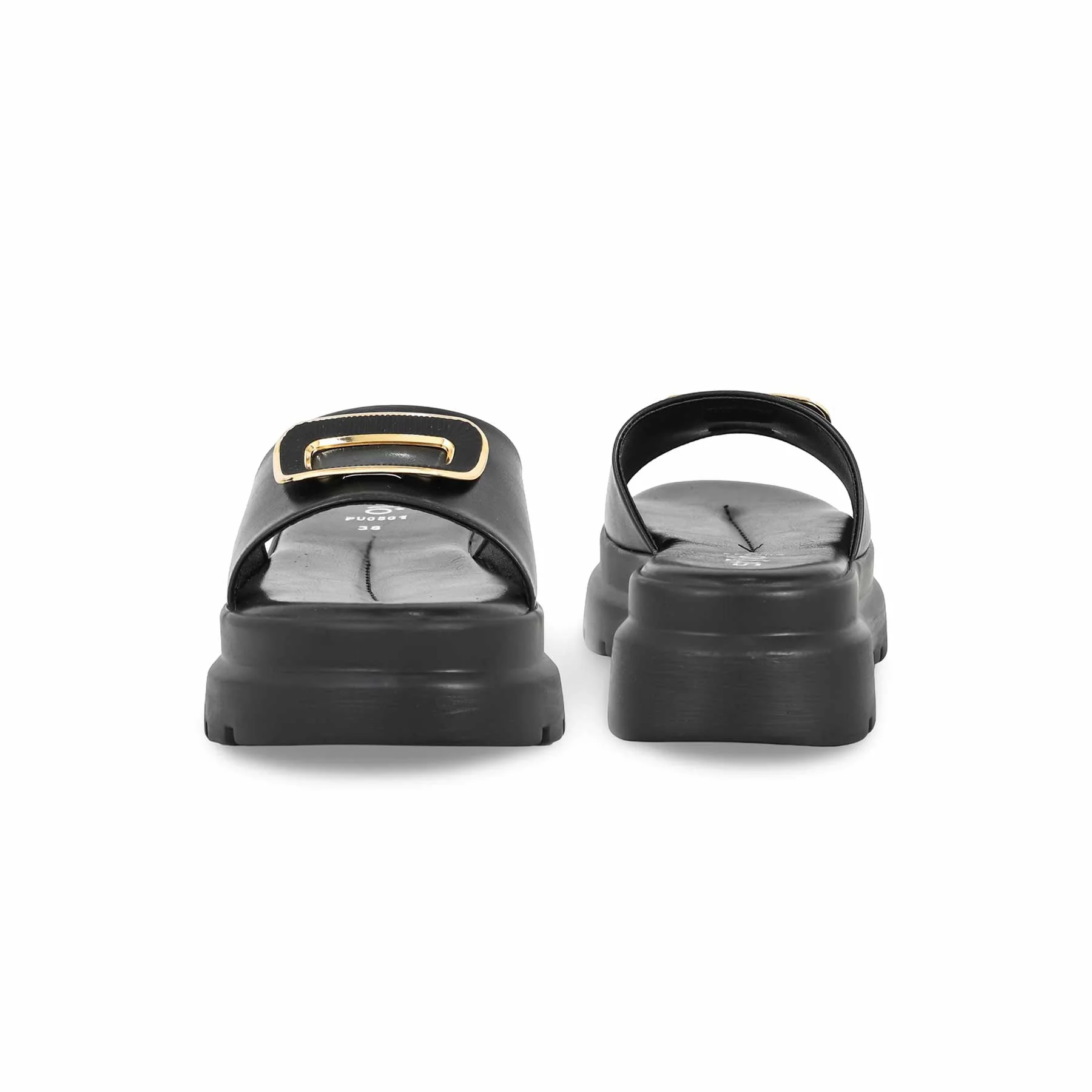 Black Formal Slipper PU0501 - Image 4