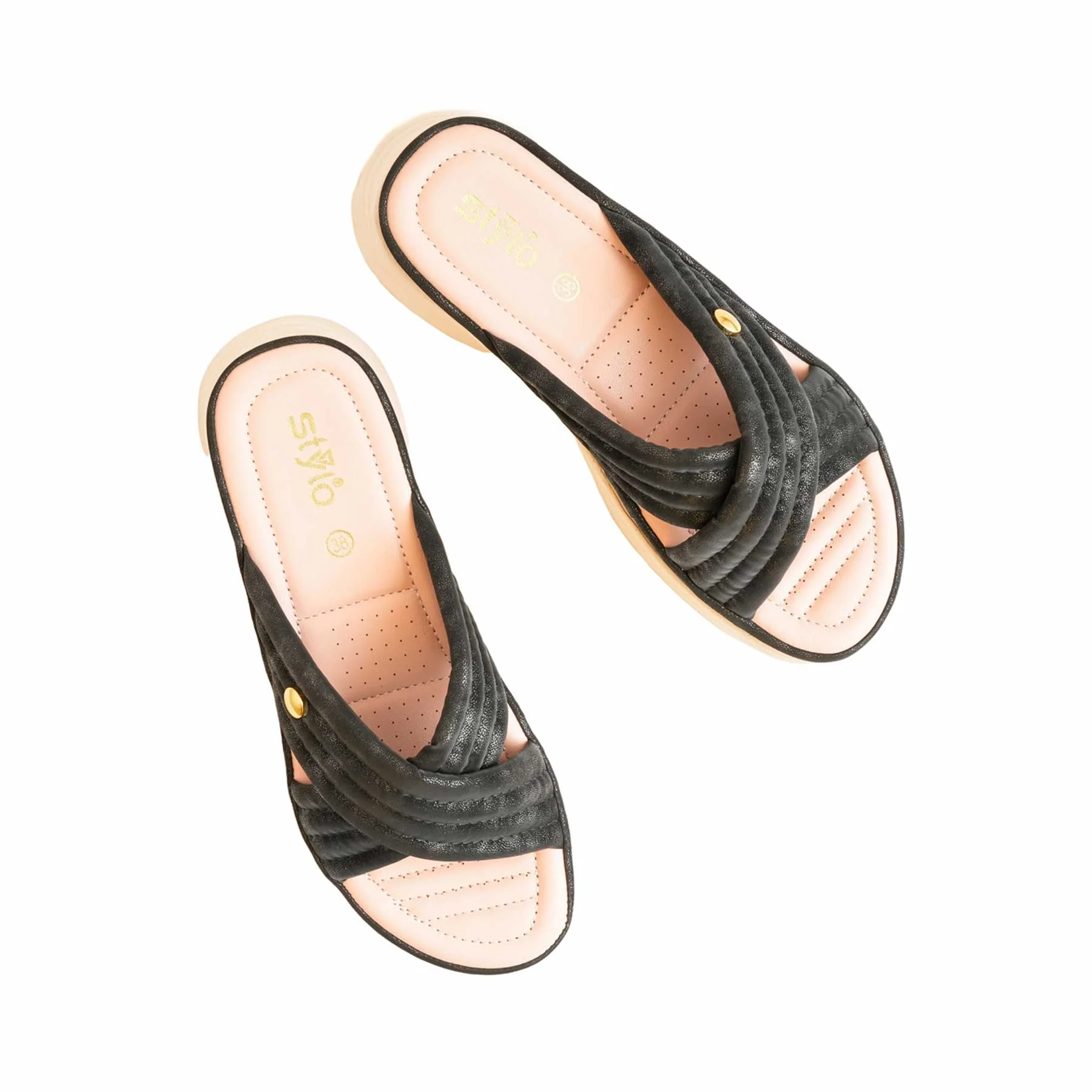 Black Formal Slipper PU0510 - Image 5