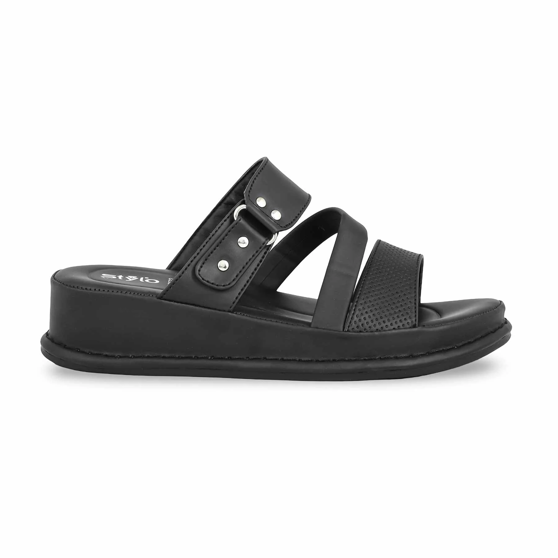 Black Formal Slipper PU0522 - Image 2