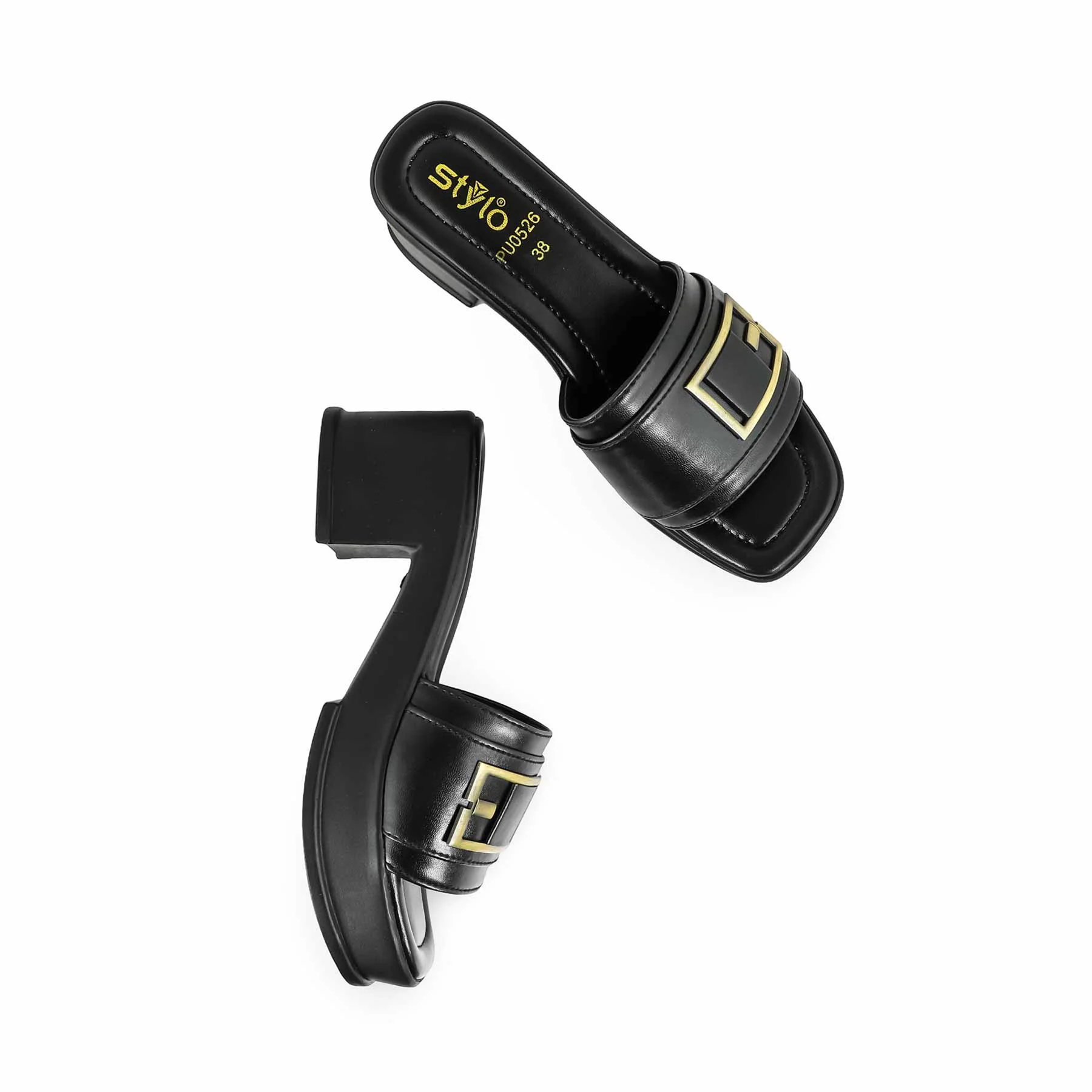 Black Formal Slipper PU0526 - Image 5