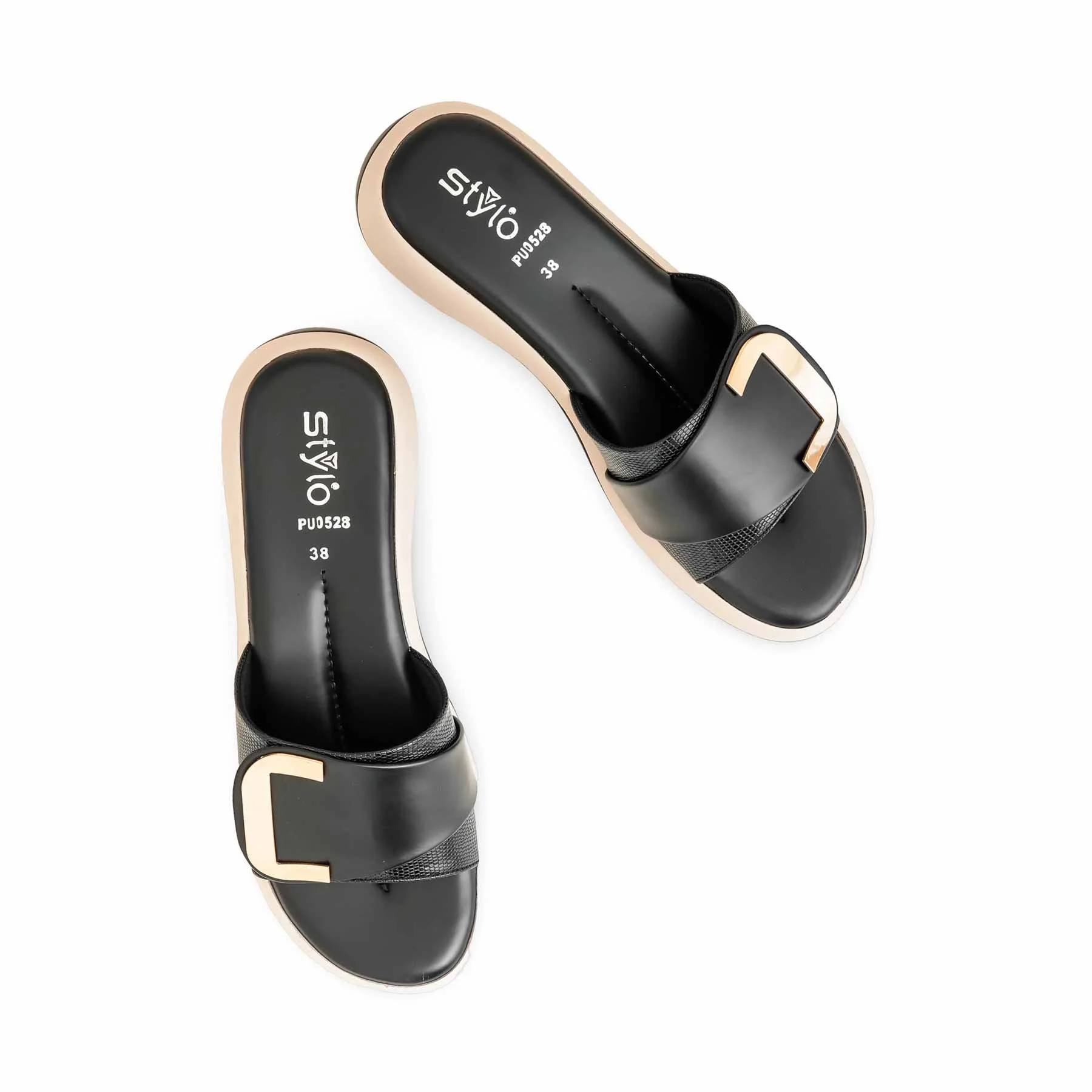 Black Formal Slipper PU0528 - Image 5