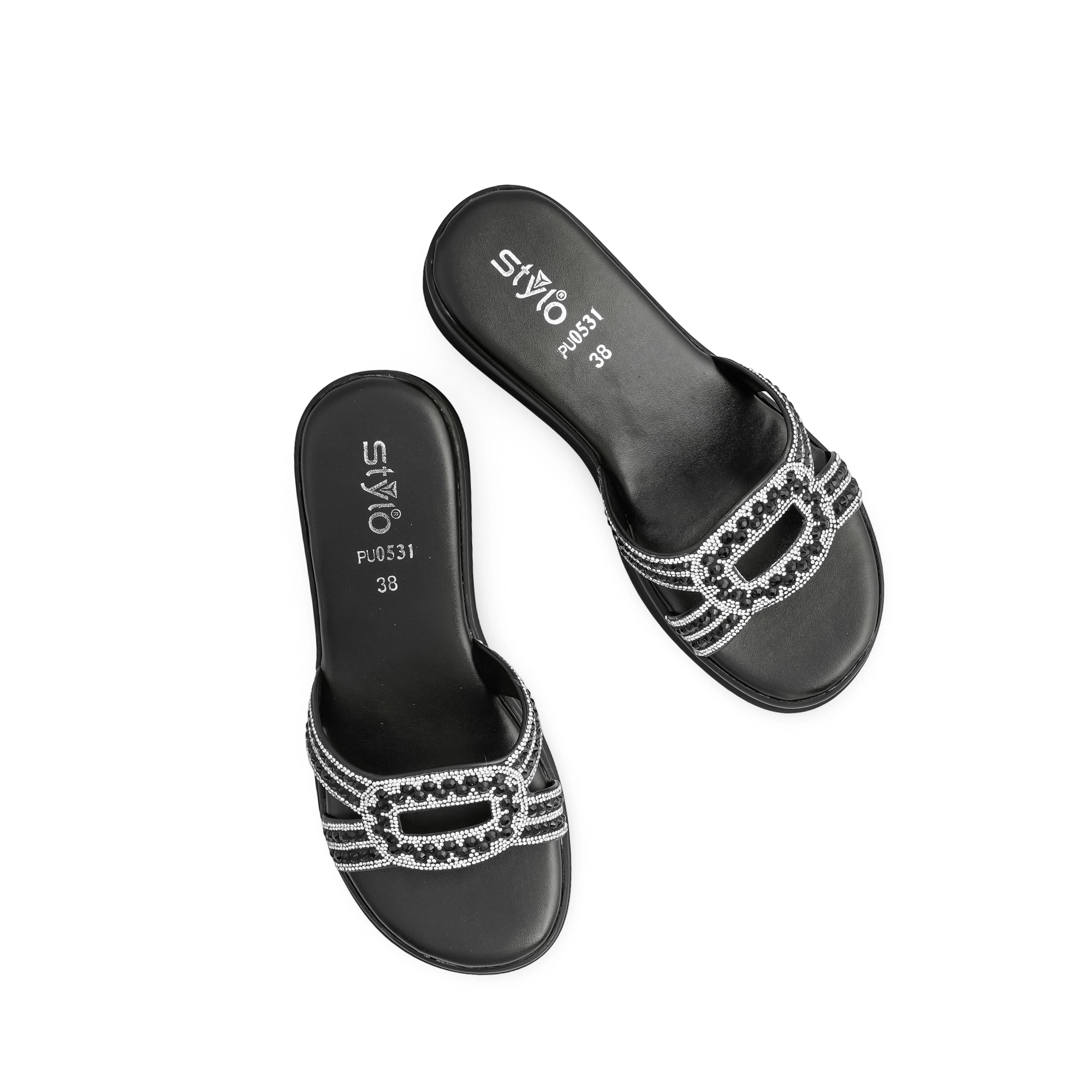 Black Formal Slipper PU0531 - Image 5