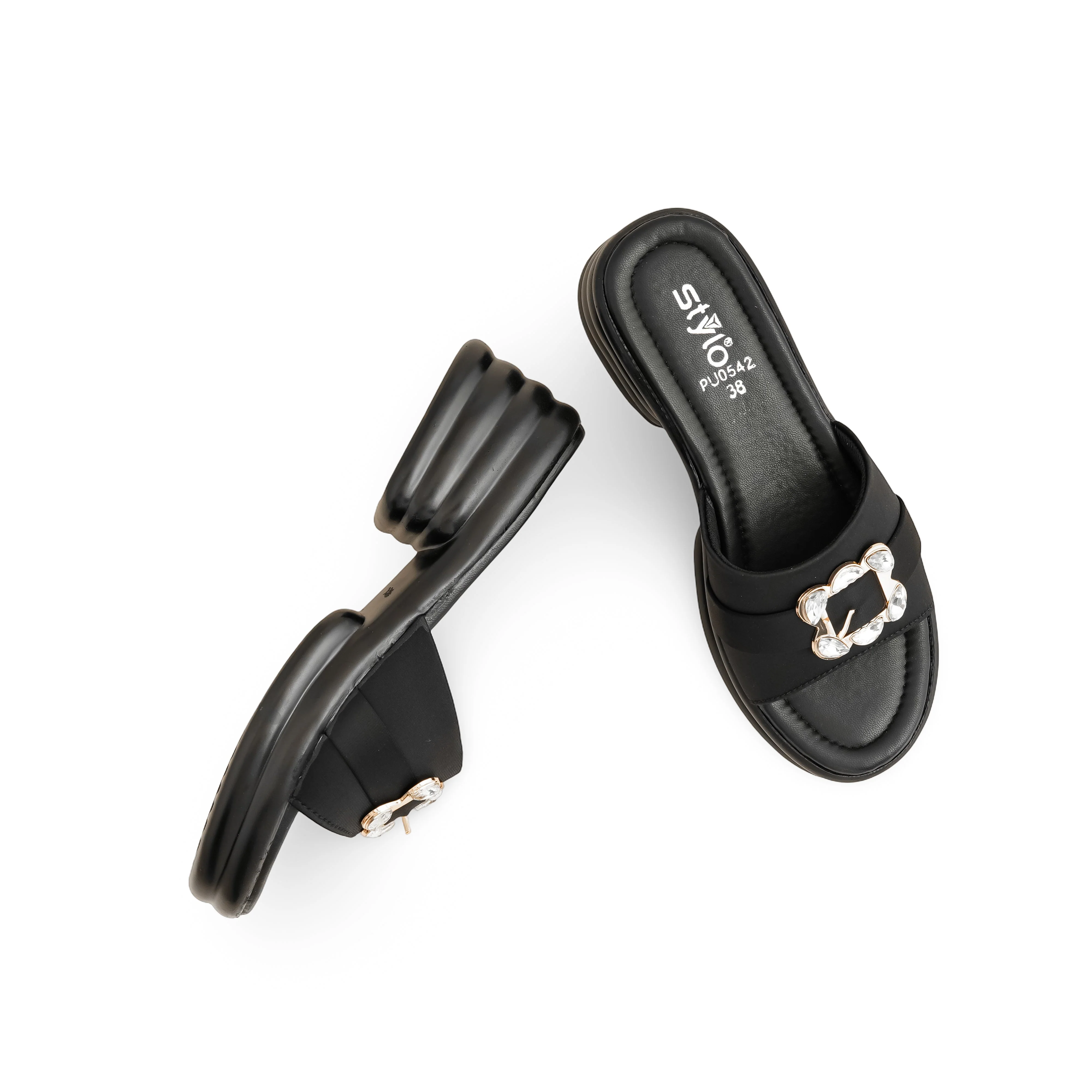Black Formal Slipper PU0542 - Image 6