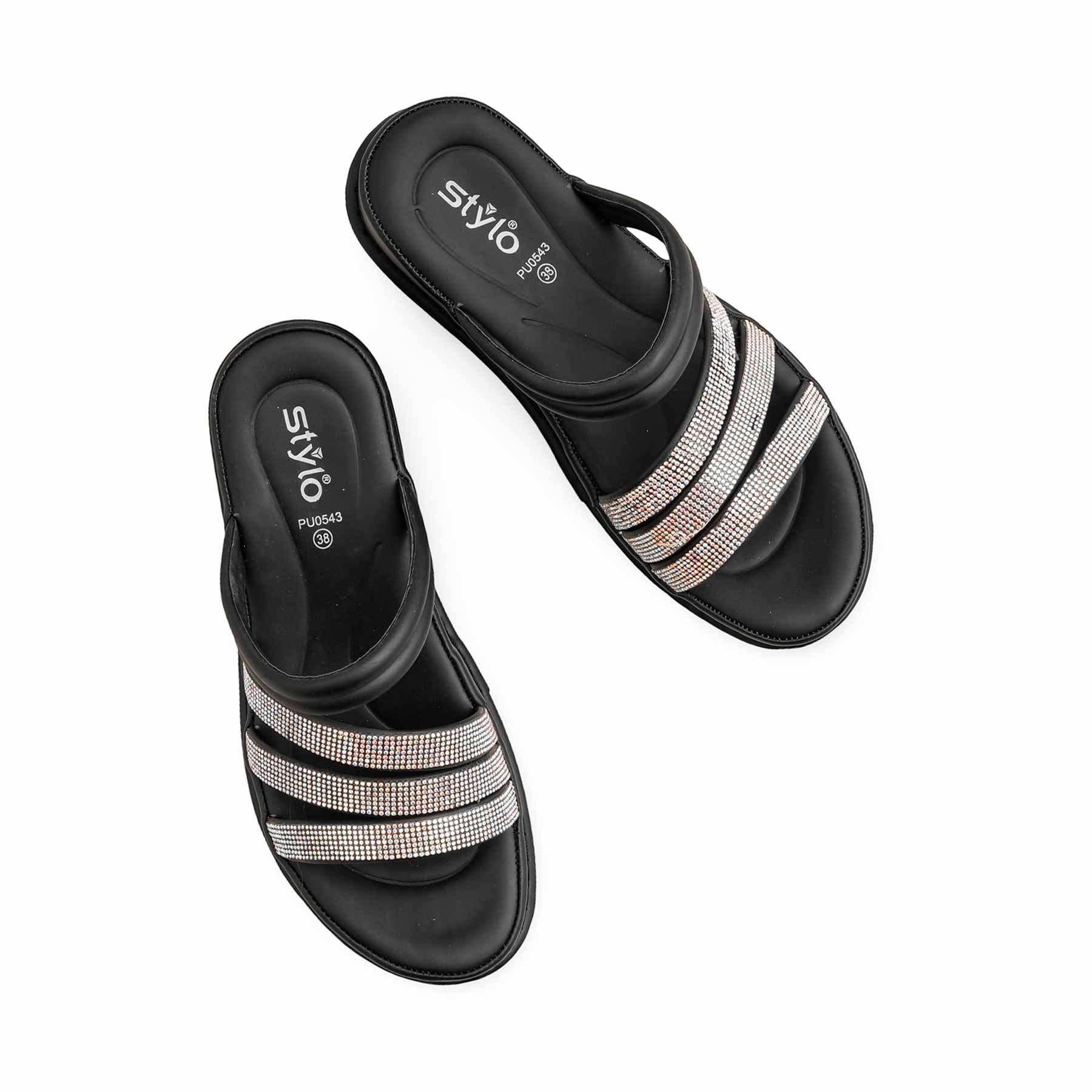 Black Formal Slipper PU0543 - Image 5