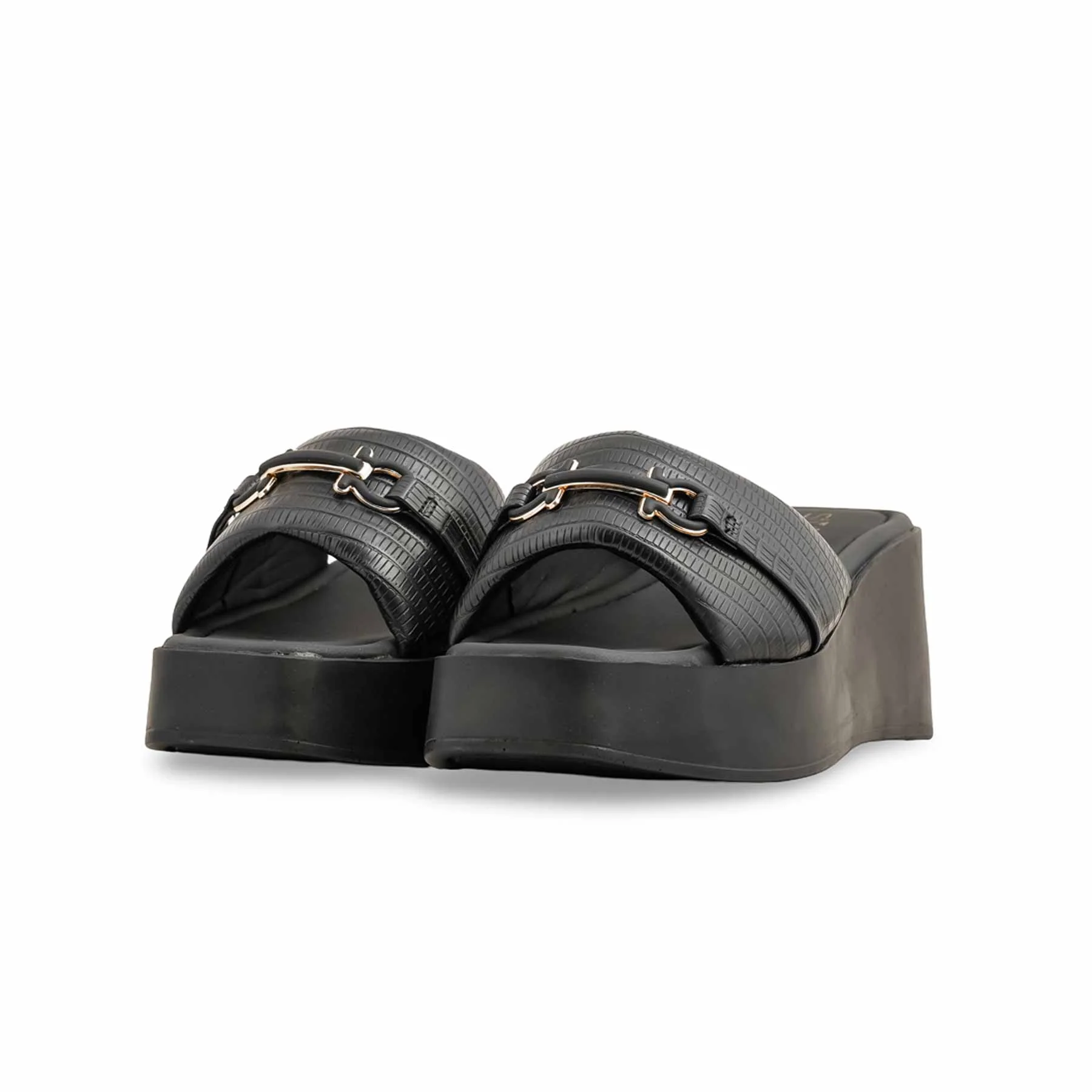 Black Formal Slipper PU0557 - Image 3