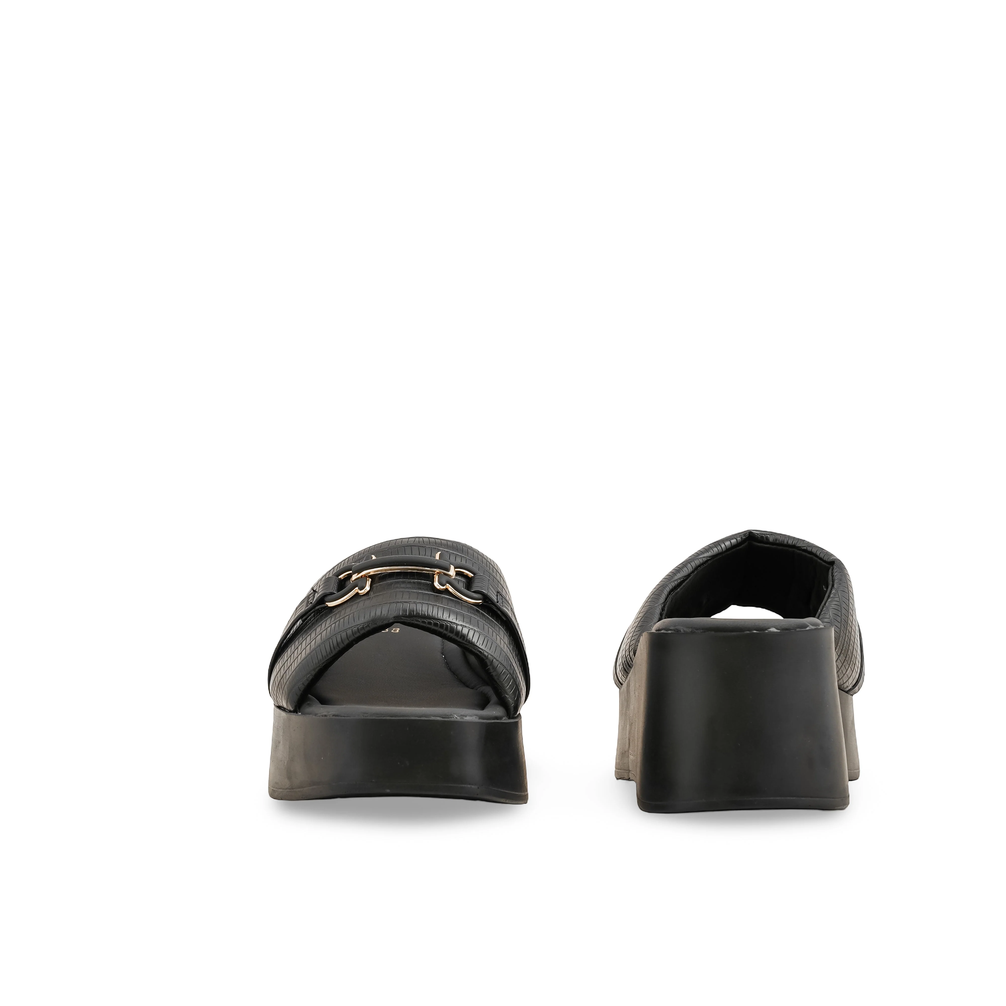 Black Formal Slipper PU0557 - Image 4