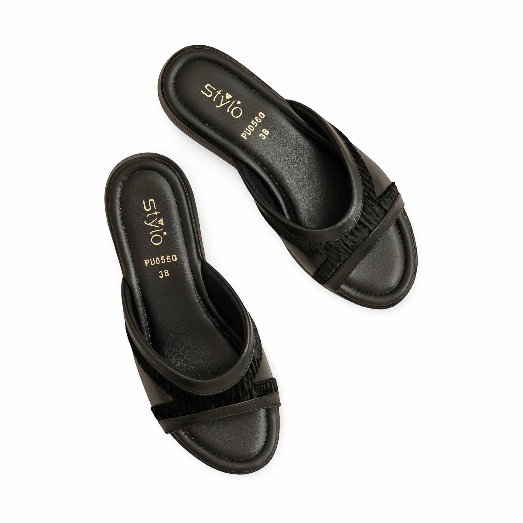 Black Formal Slipper PU0560 - Image 5