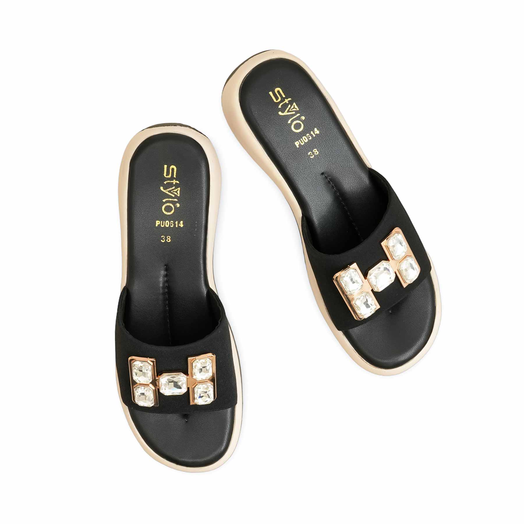 Black Formal Slipper PU0614 - Image 5