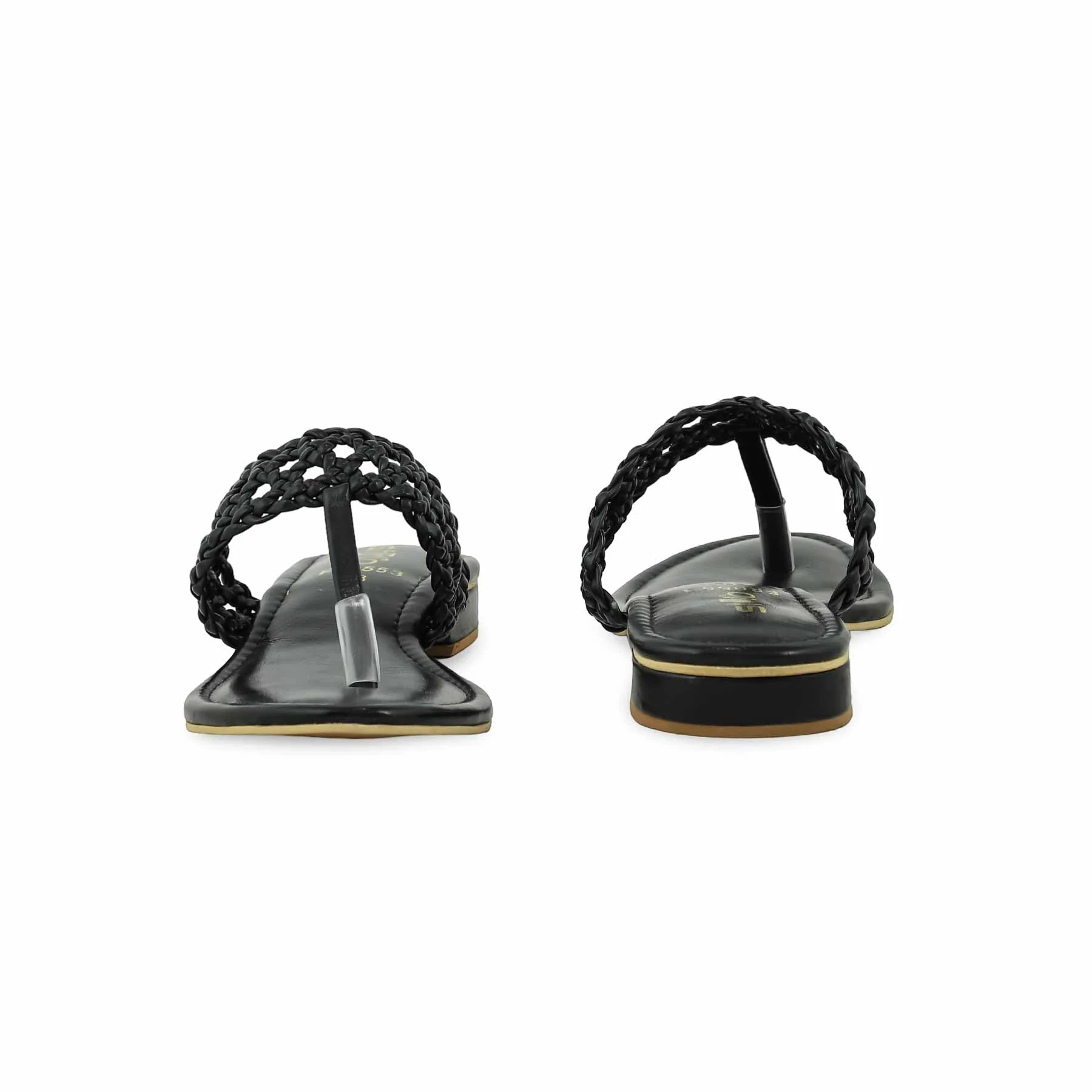 Black Formal Women Chappal FR0553 - Image 4