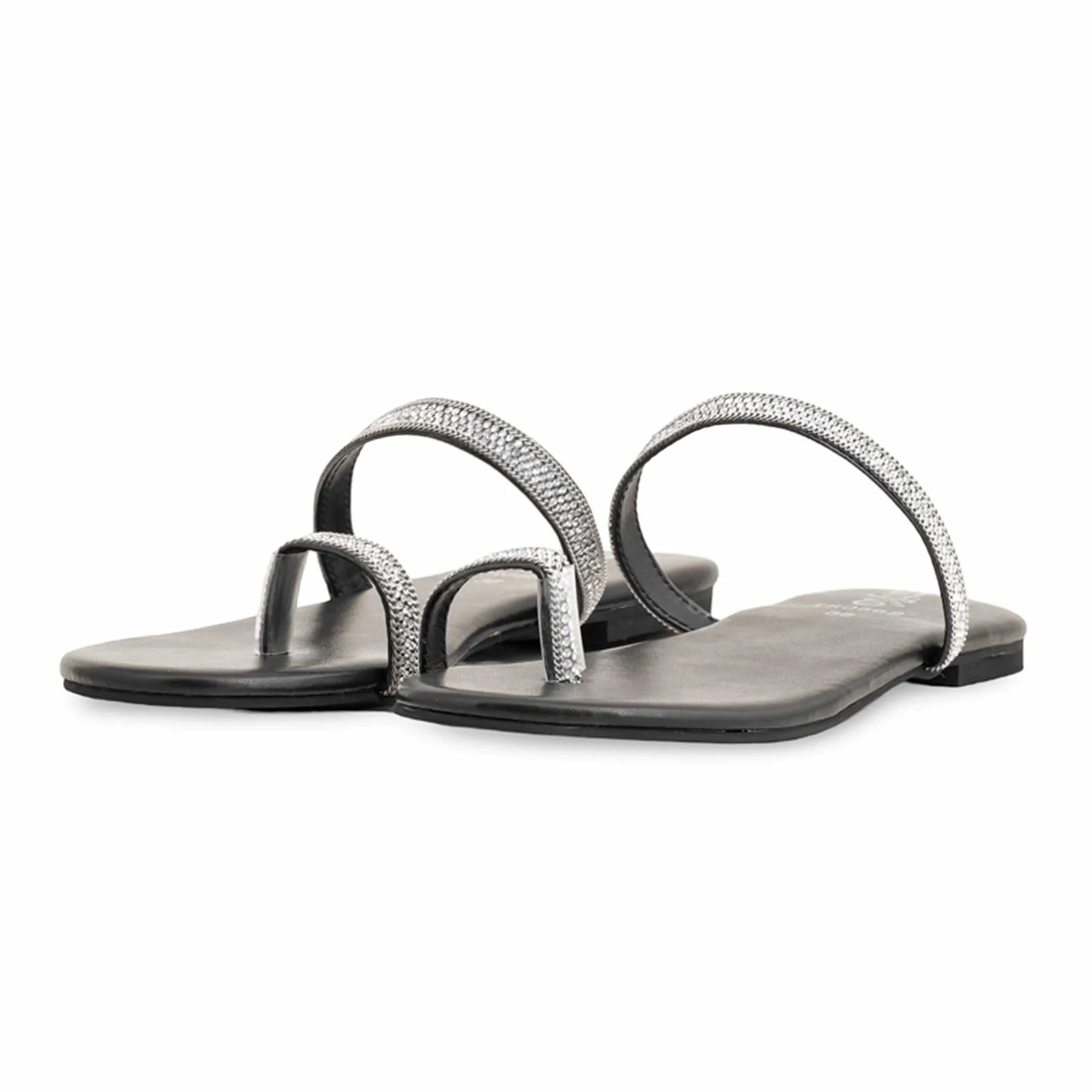 Black Formal Women Chappal FR0562 - Image 3
