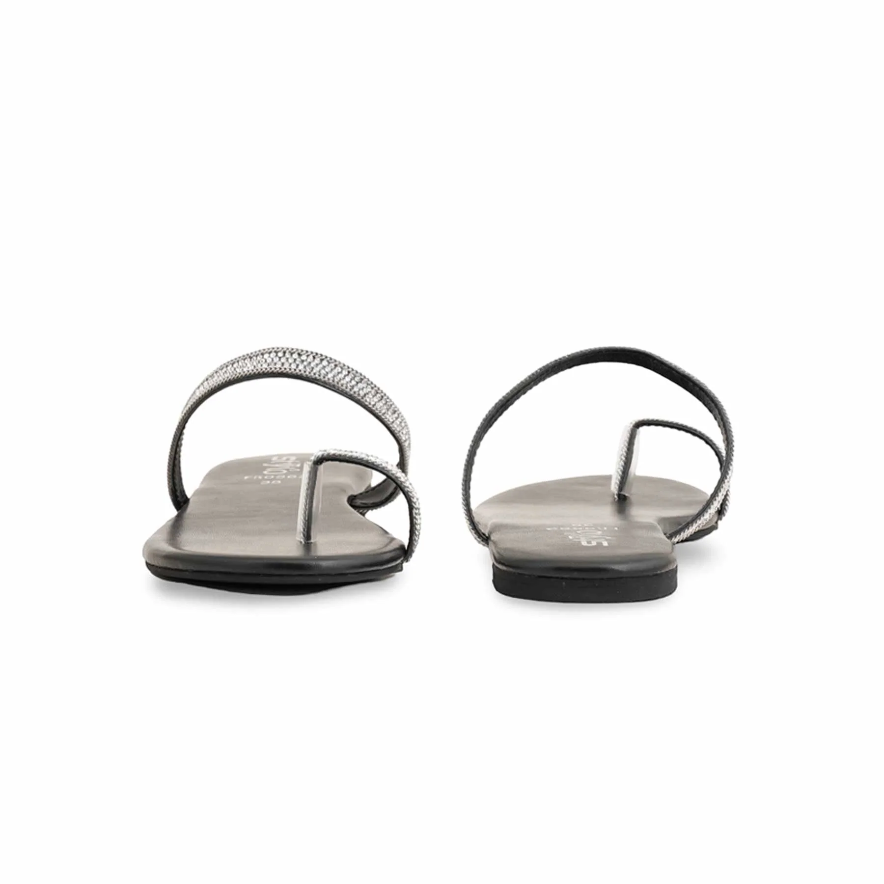 Black Formal Women Chappal FR0562 - Image 4