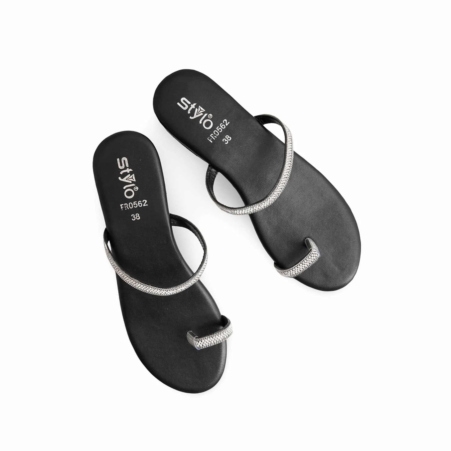 Black Formal Women Chappal FR0562 - Image 5