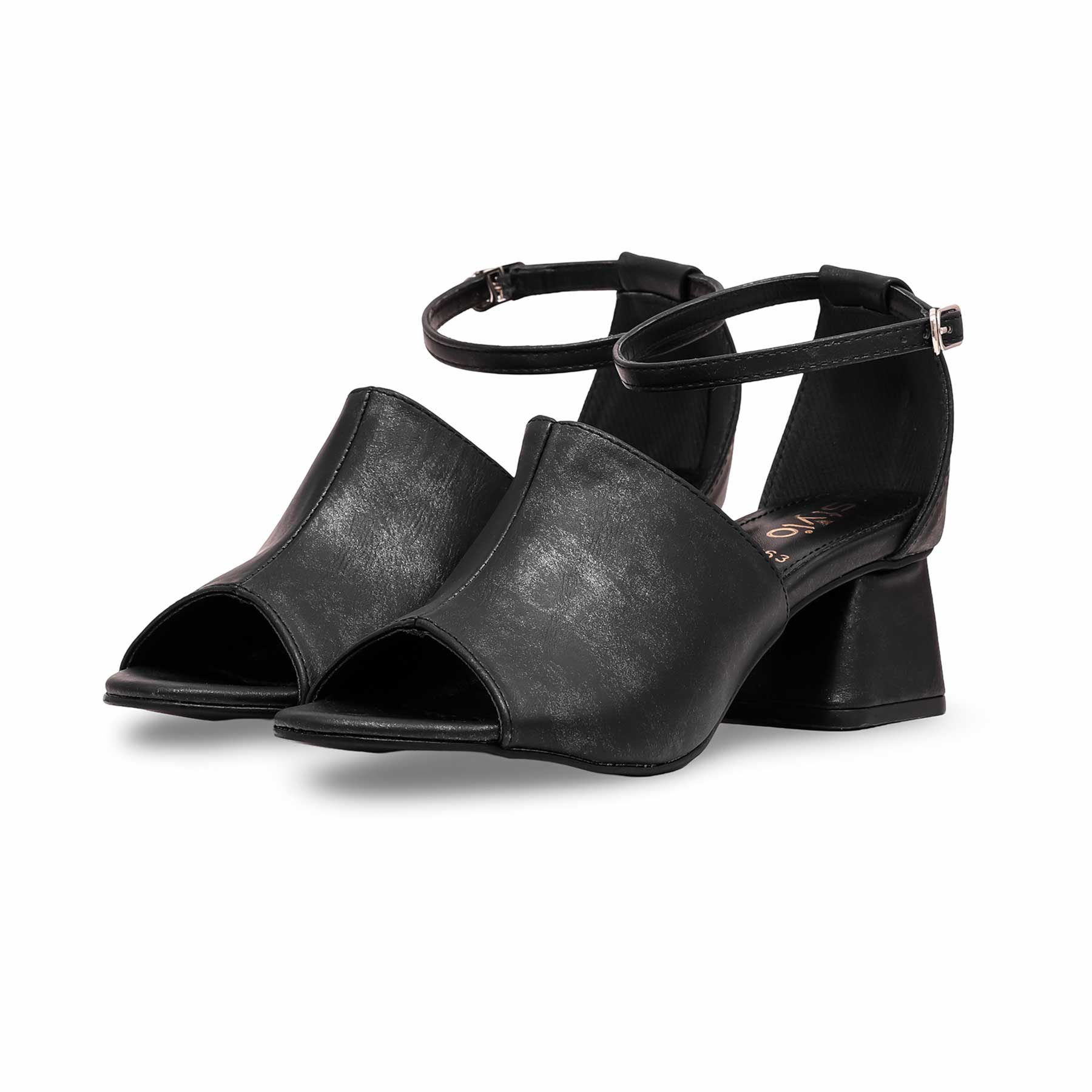 Black Formal Women Sandal FR5363 - Image 2