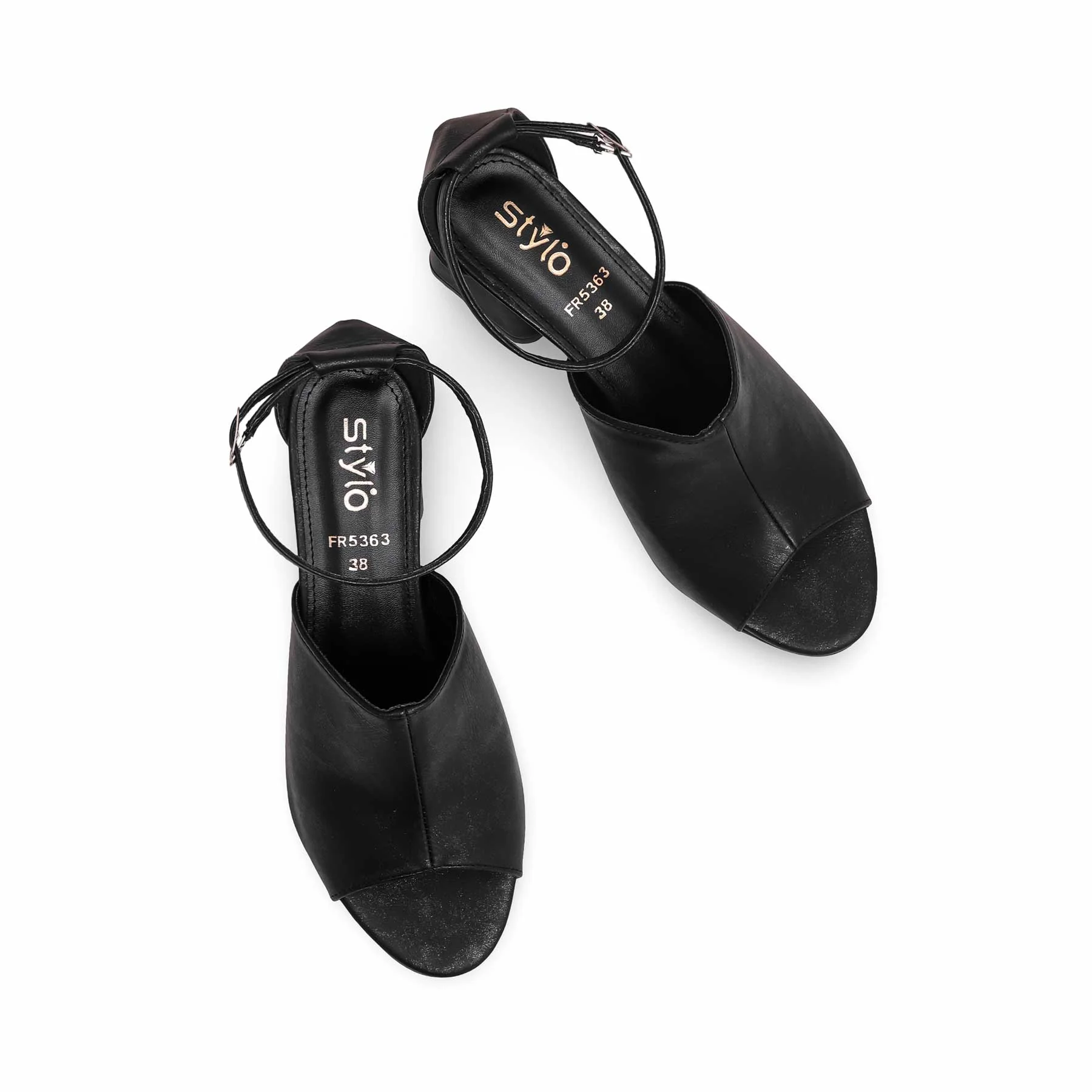 Black Formal Women Sandal FR5363 - Image 4
