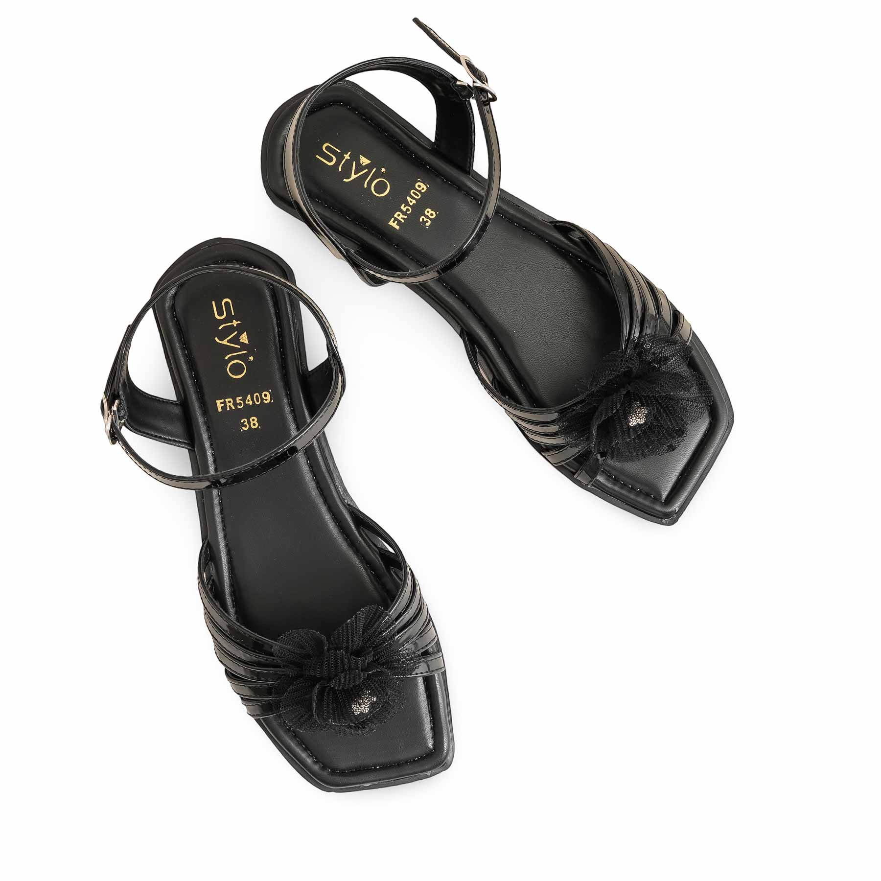 Black Formal Women Sandal FR5409 - Image 5