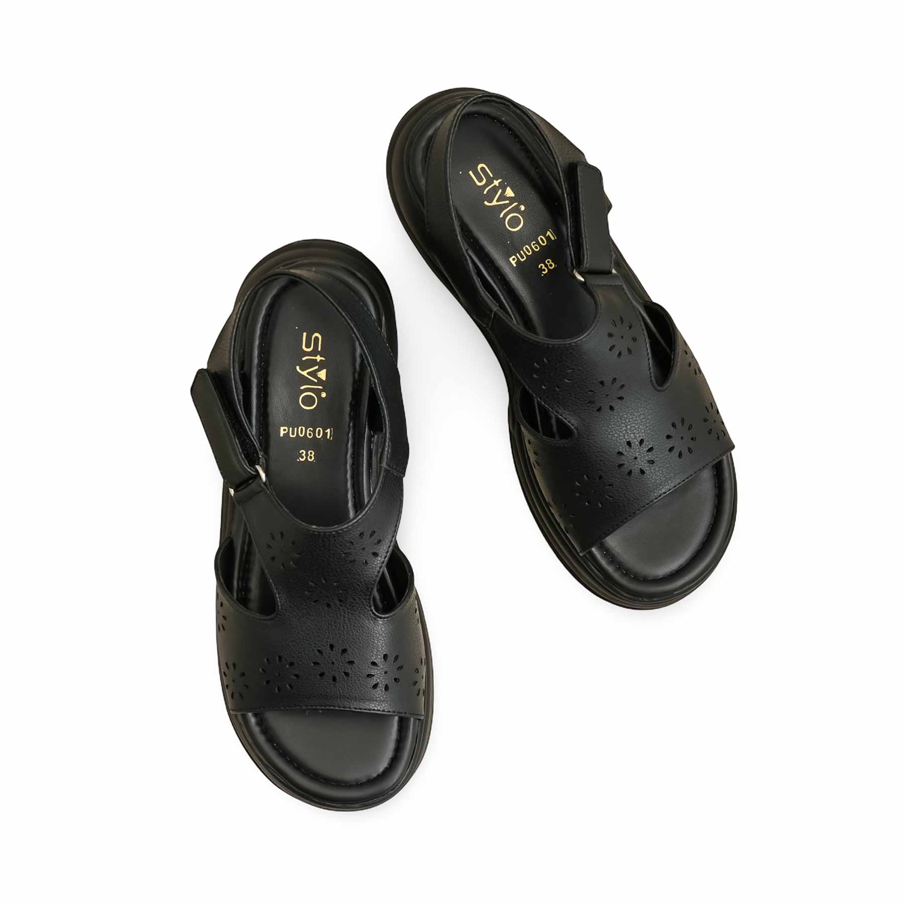 Black Formal Women Sandal PU0601 - Image 5