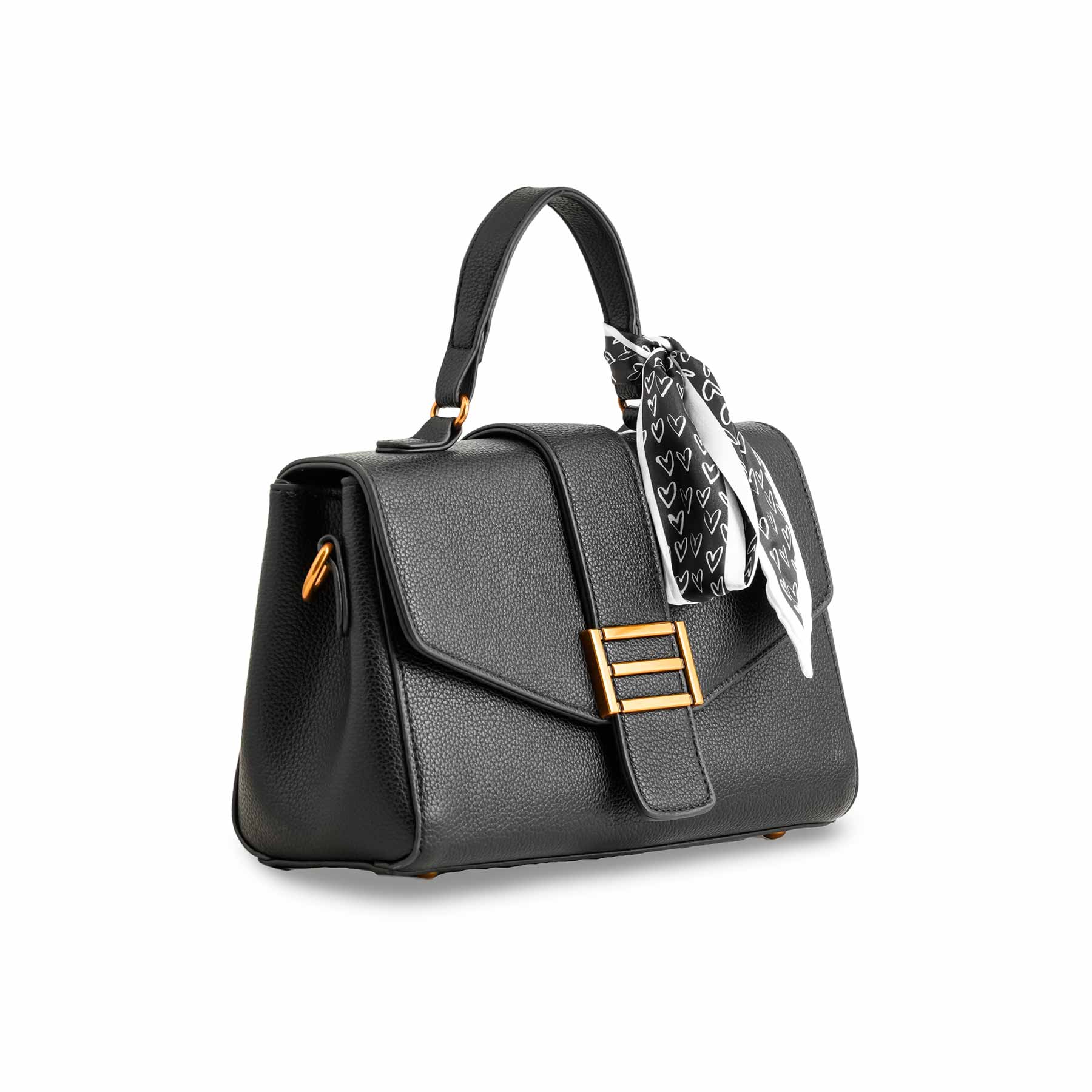 Black Formal Women Shoulder Bag P36302 - Image 3