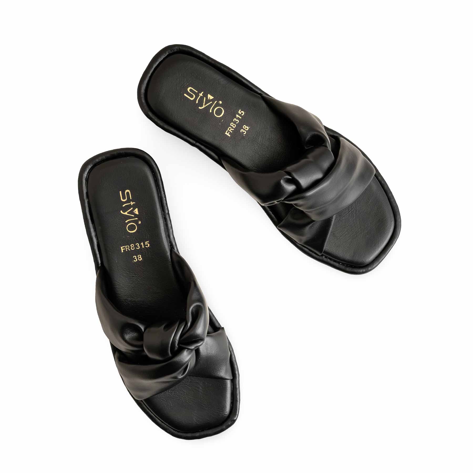 Black Formal Women Slipper FR8315 - Image 5