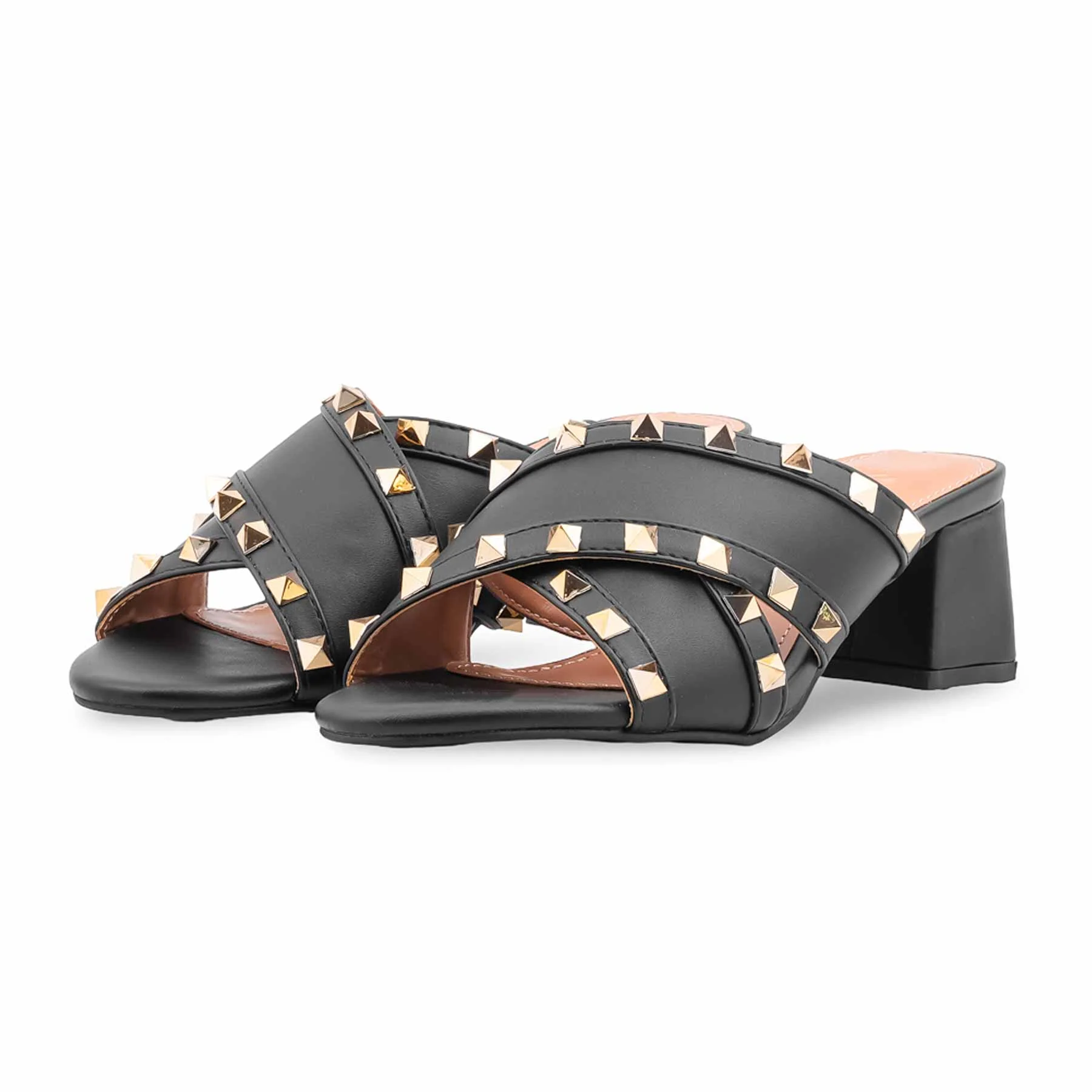 Black Formal Women Slipper FR8431 - Image 3