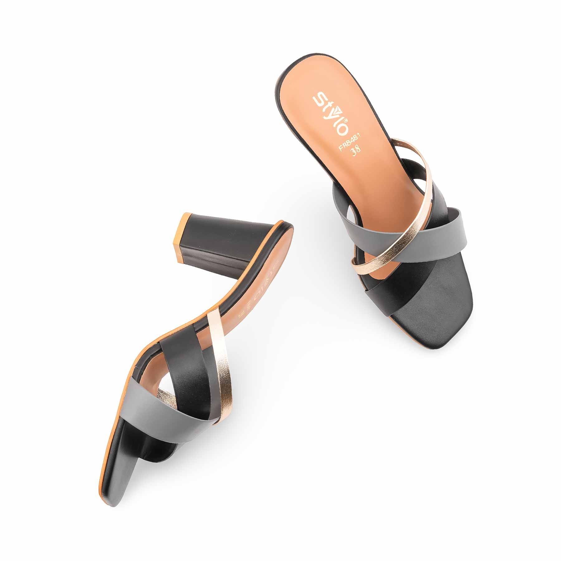 Black Formal Women Slipper FR8481 - Image 5