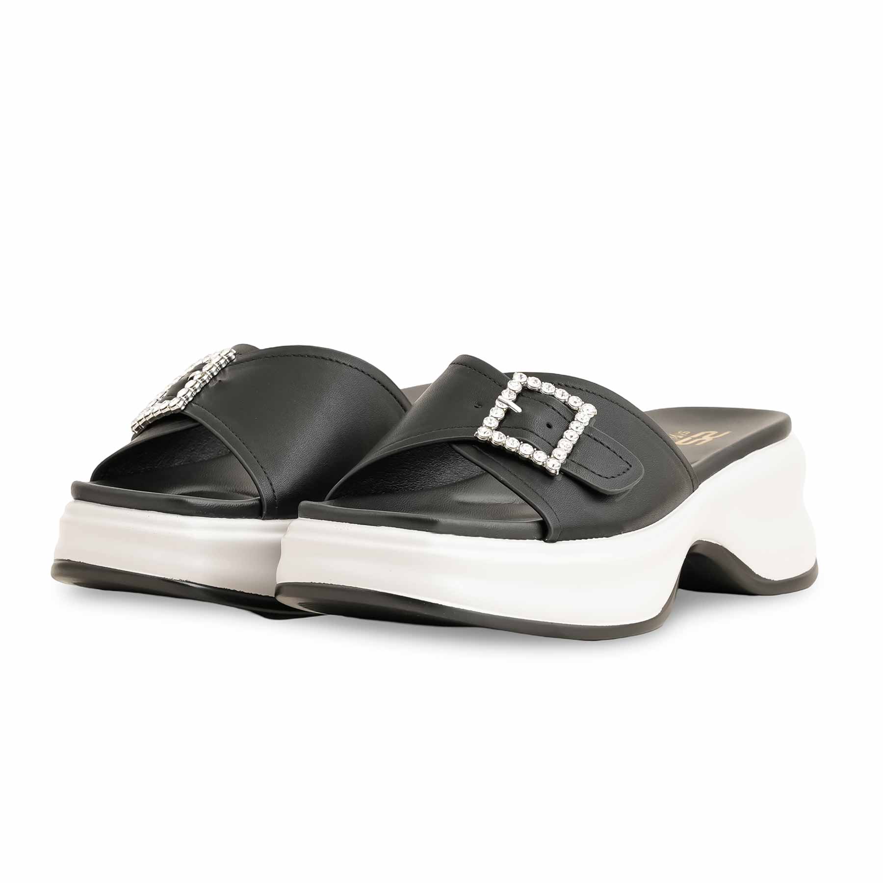 Black Formal Women Slipper PU0377 - Image 3