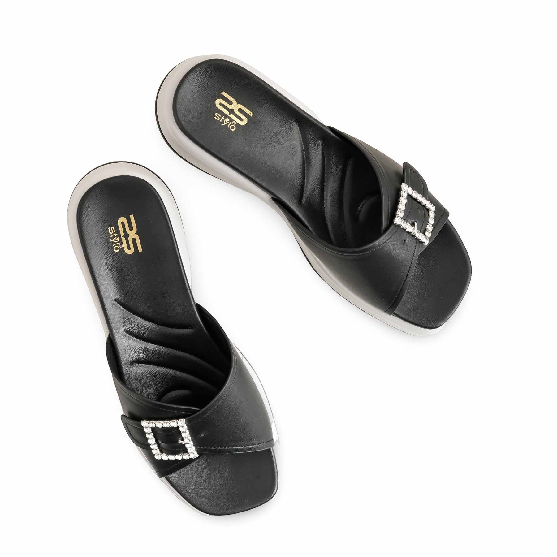 Black Formal Women Slipper PU0377 - Image 5