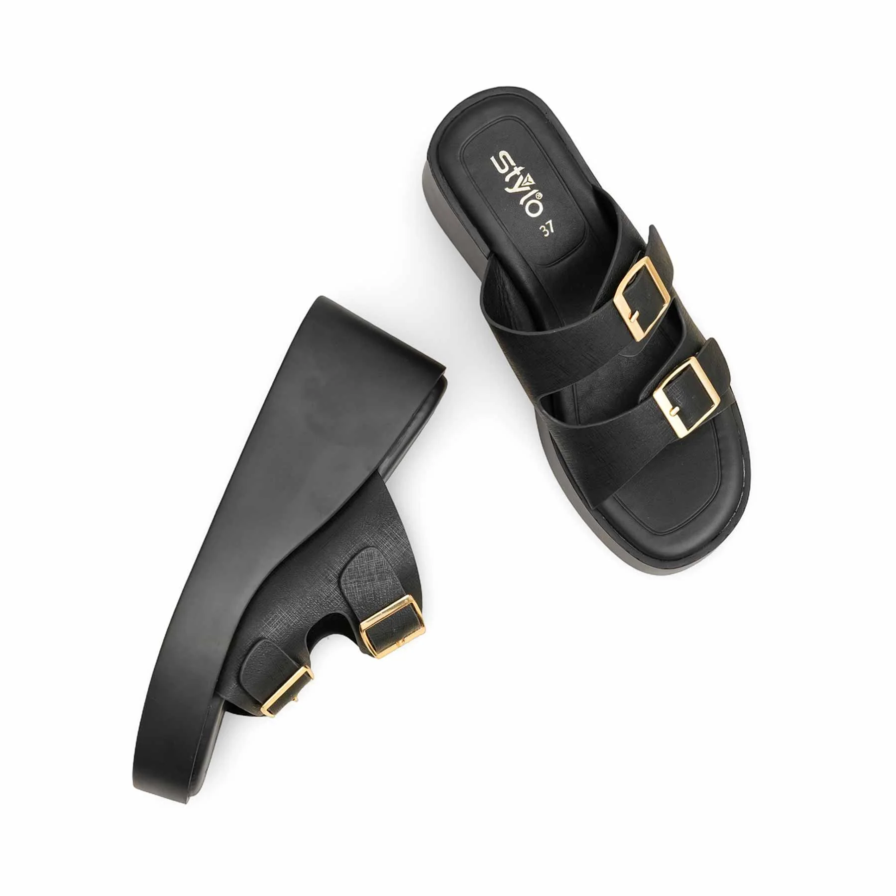 Black Formal Women Slipper PU0390 - Image 5