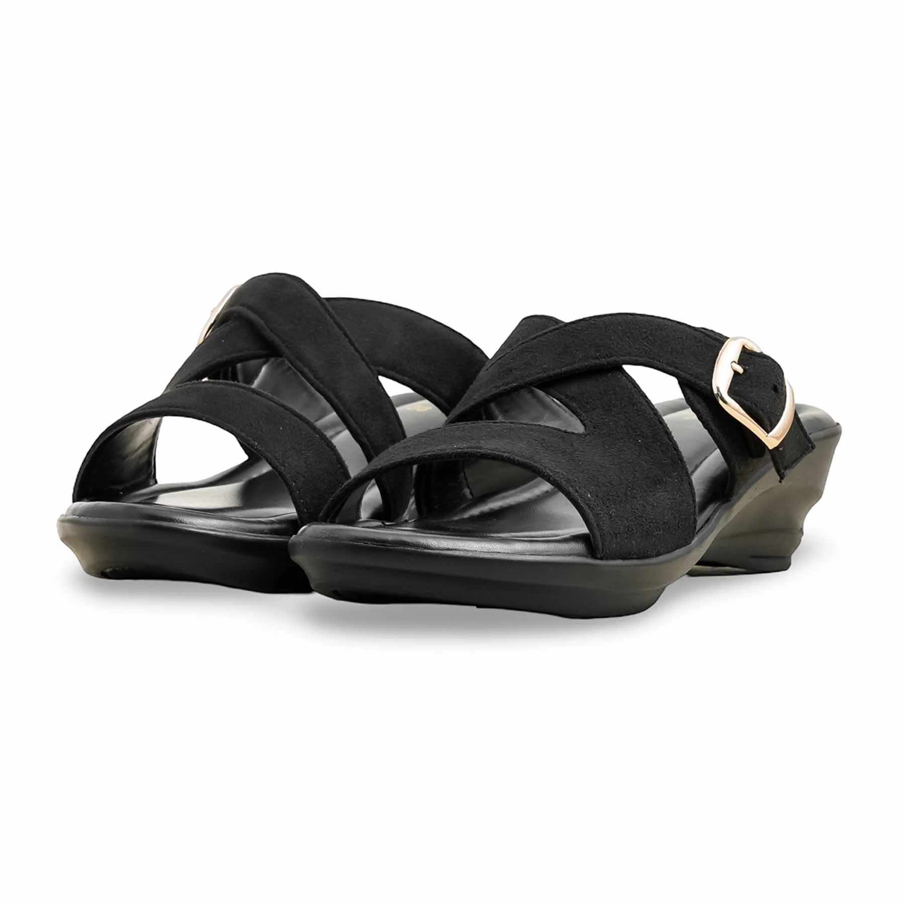 Black Formal Women Slipper PU0578 - Image 3