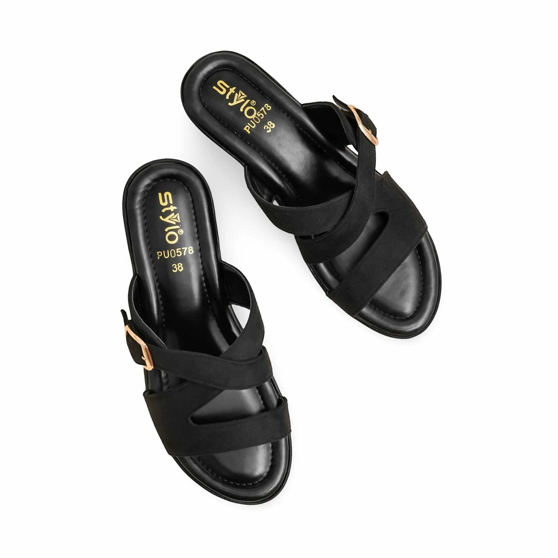 Black Formal Women Slipper PU0578 - Image 5