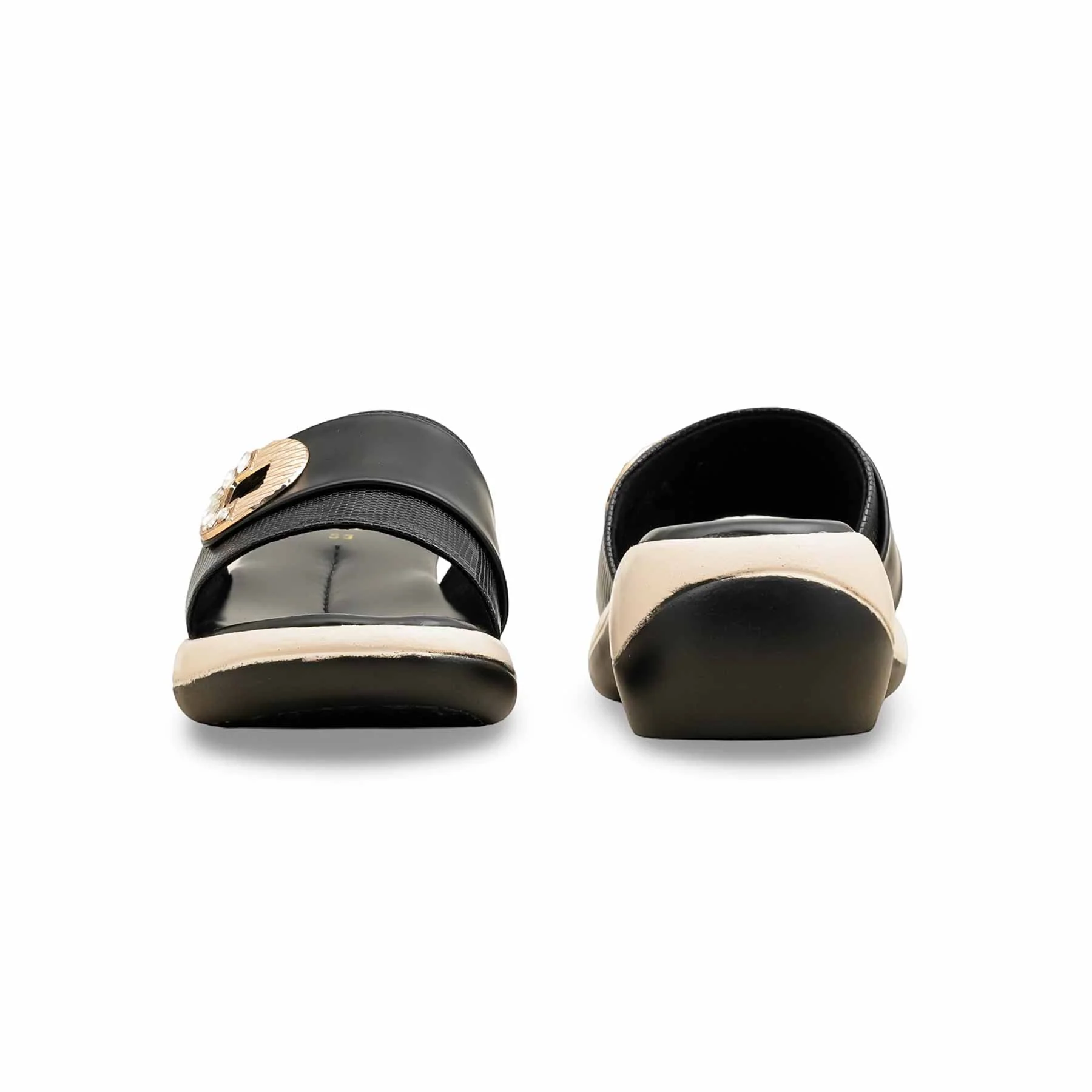 Black Formal Women Slipper PU0615 - Image 4