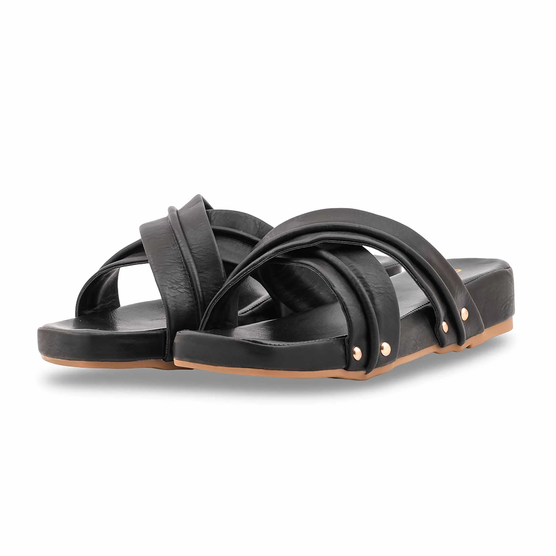 Black Formal Women Slipper PU0664 - Image 3