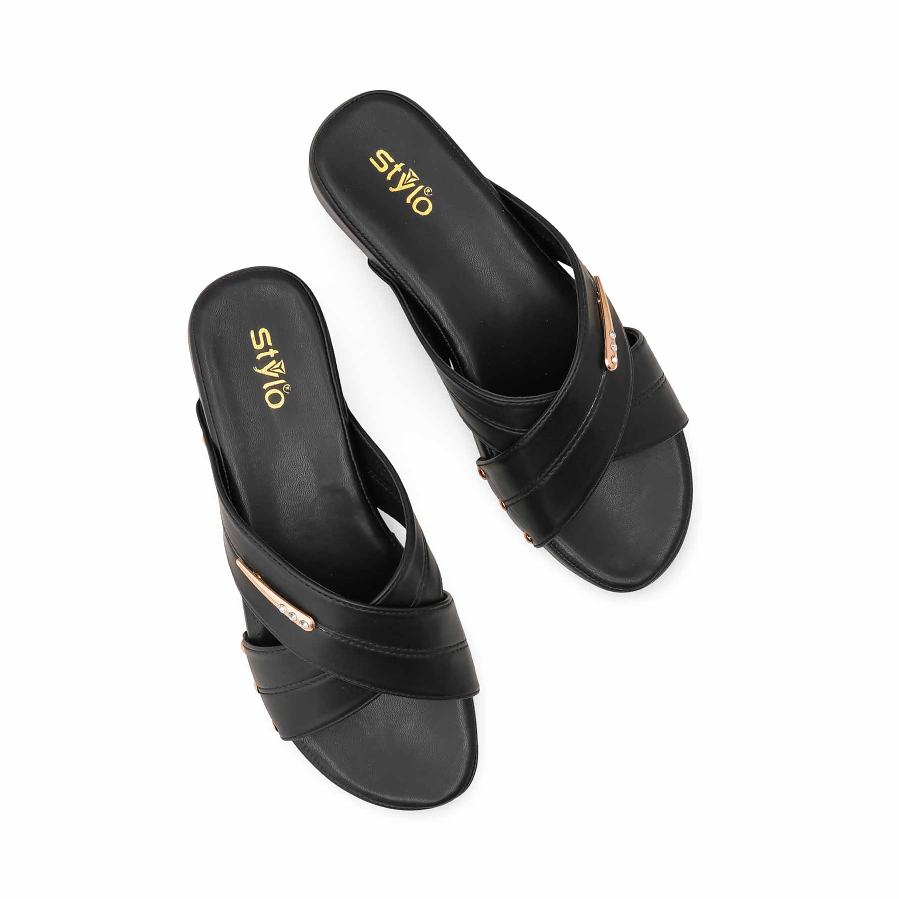 Black Formal Women Slipper PU0665 - Image 5