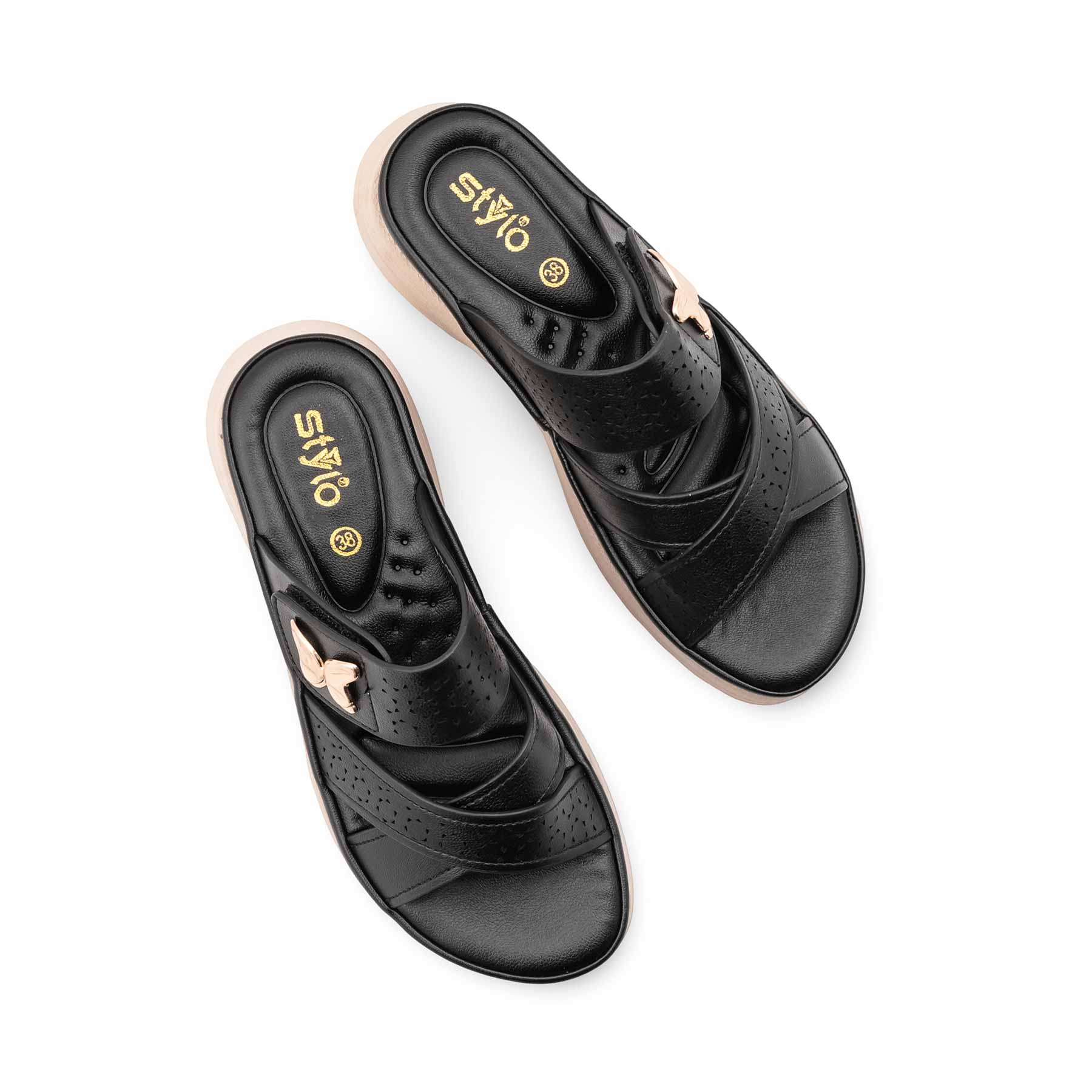 Black Formal Women Slipper PU0681 - Image 5
