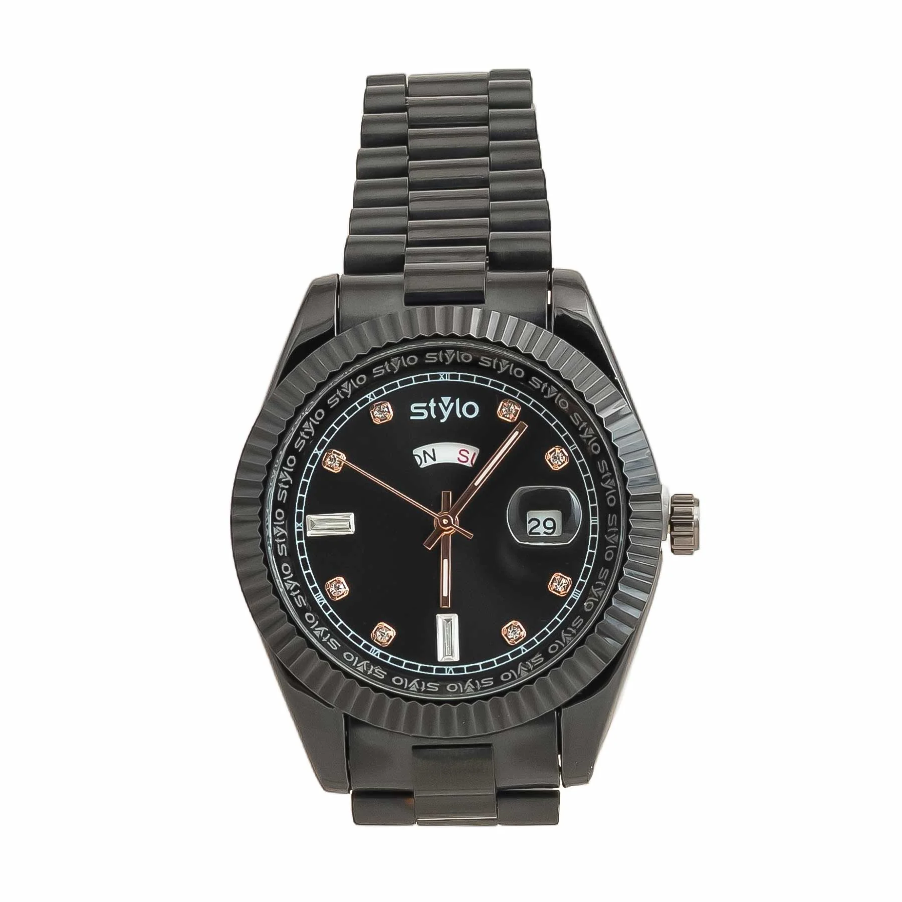 BLACK GENTS WATCH J33927 - Image 2