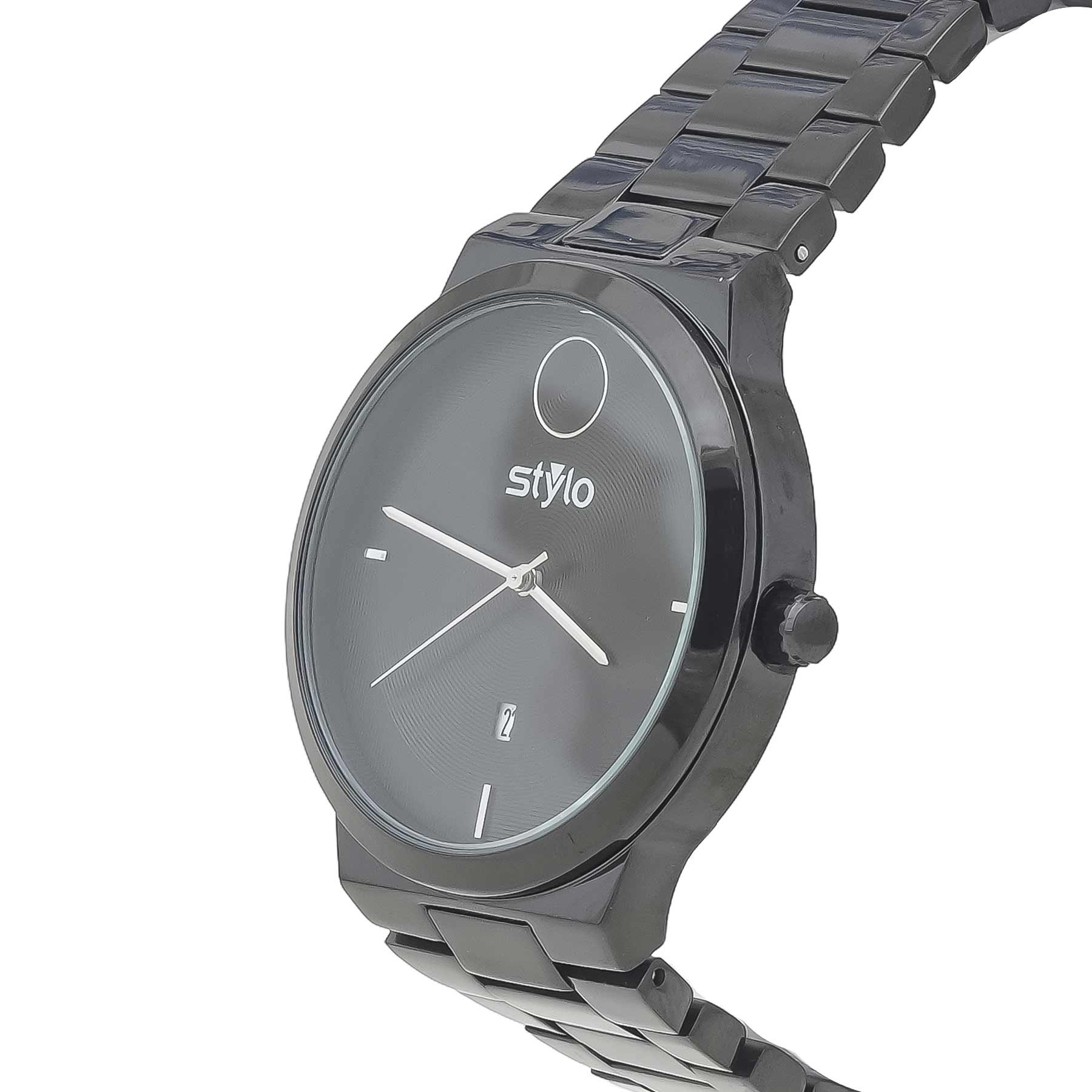 Black Gents Watch J34113 - Image 3