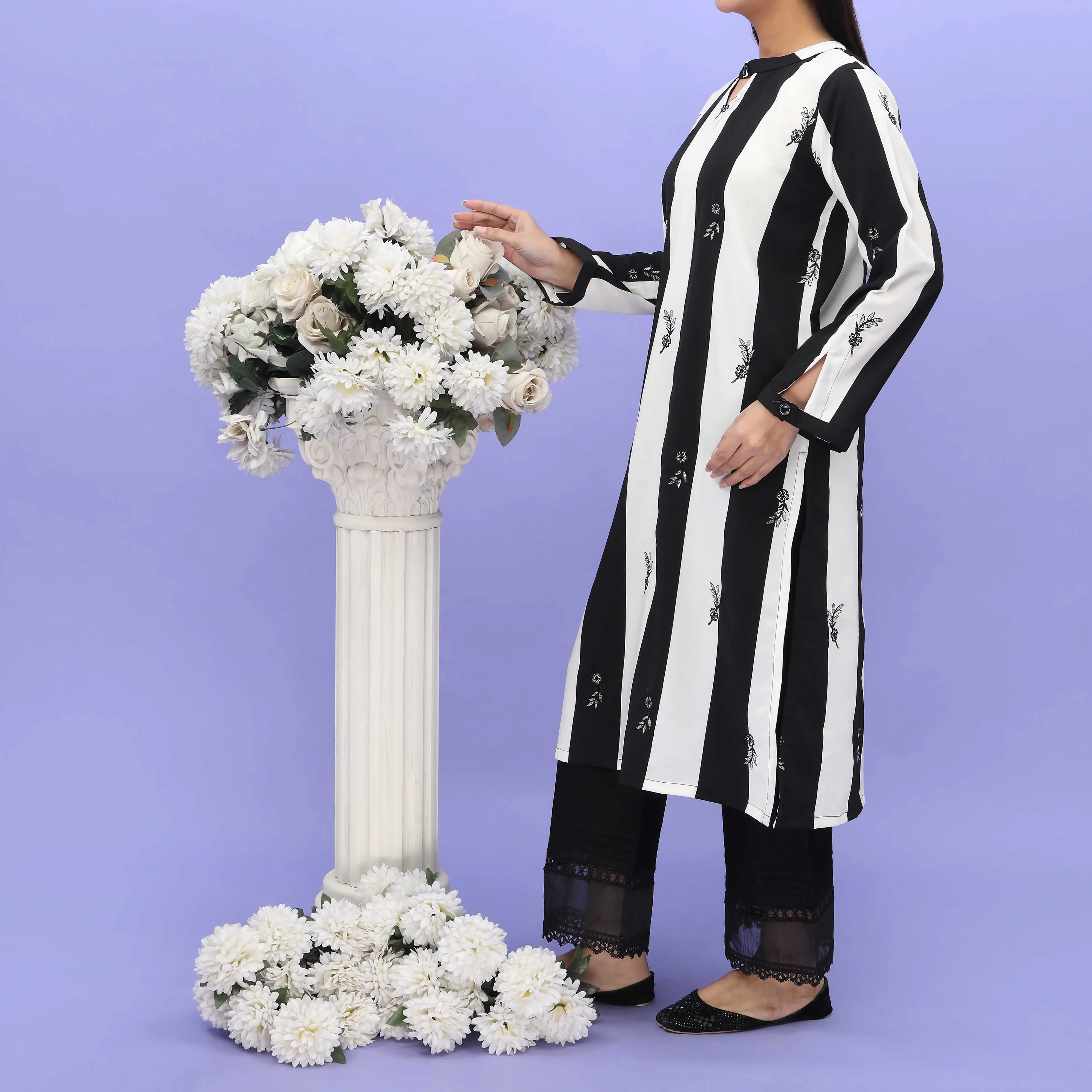 1PC- Grip Silk Striper Shirt PS5007 - Image 2