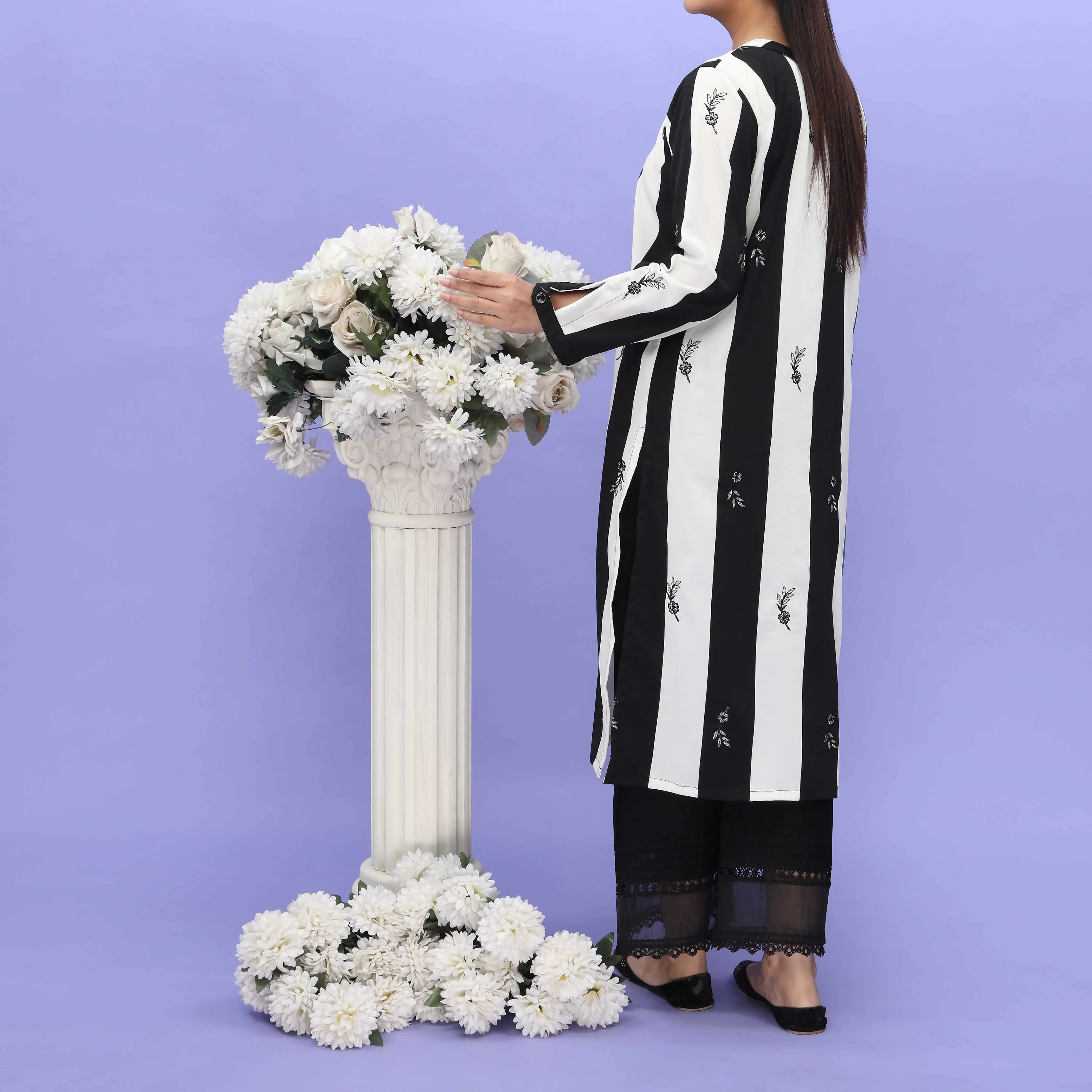 1PC- Grip Silk Striper Shirt PS5007 - Image 3