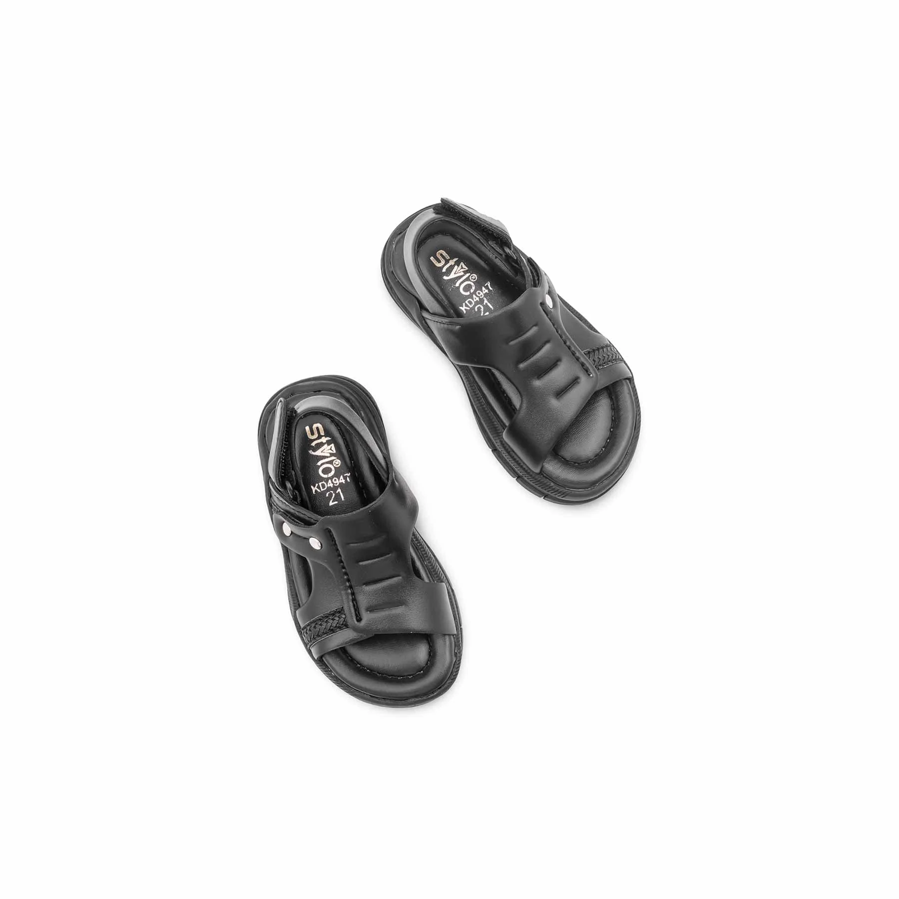 Black Boys Formal Sandal KD4947 - Image 5