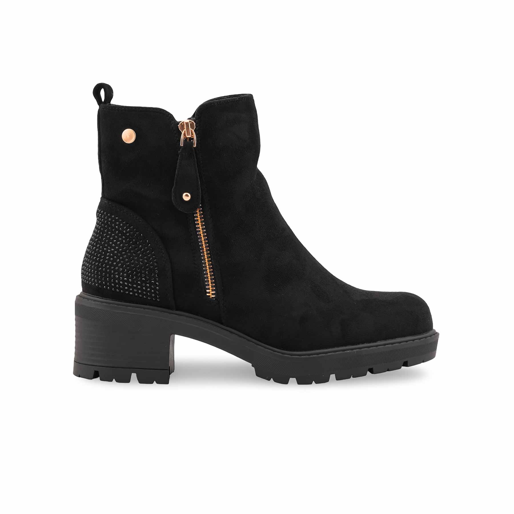 Black Long Shoes For Women WN9022 - Image 2