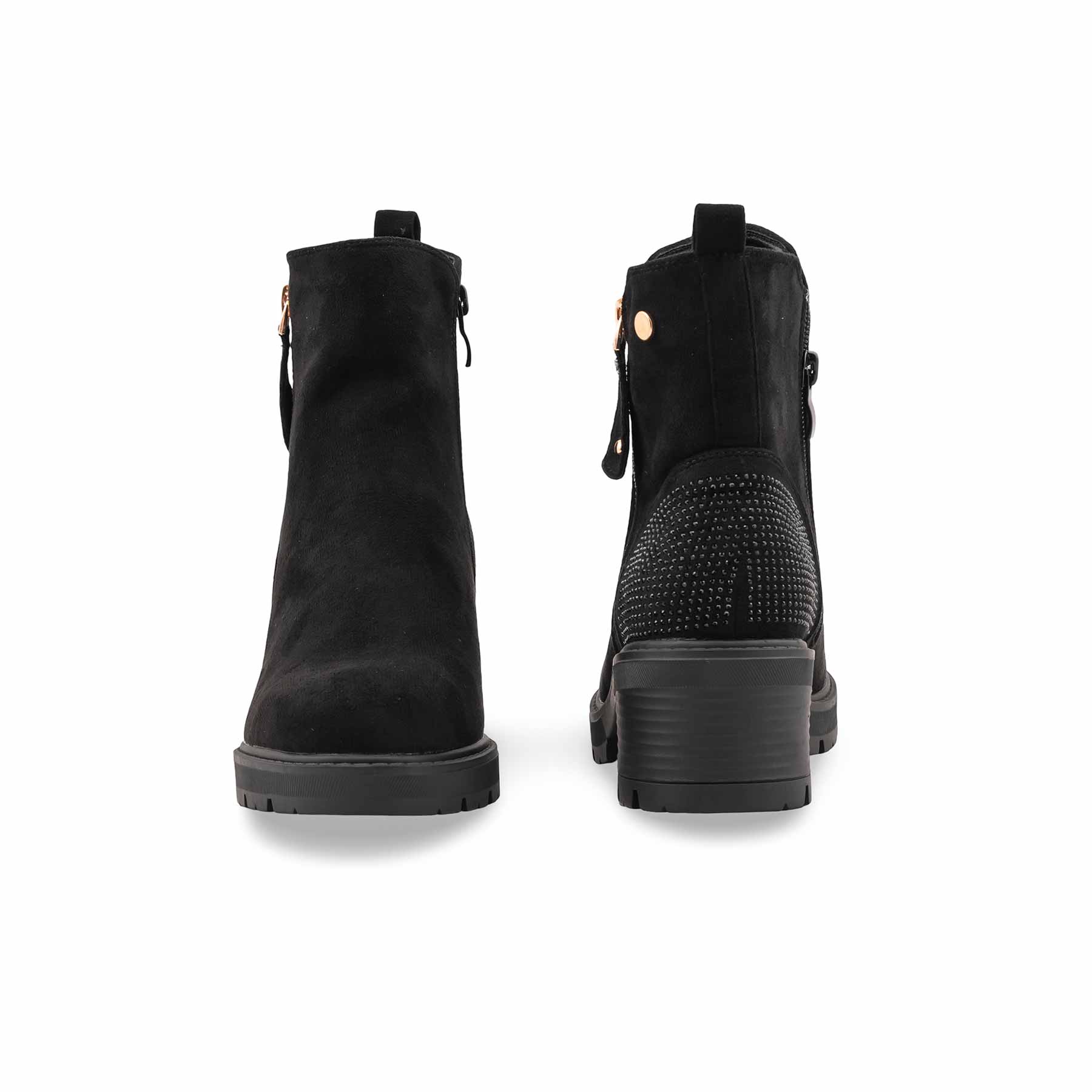 Black Long Shoes For Women WN9022 - Image 4
