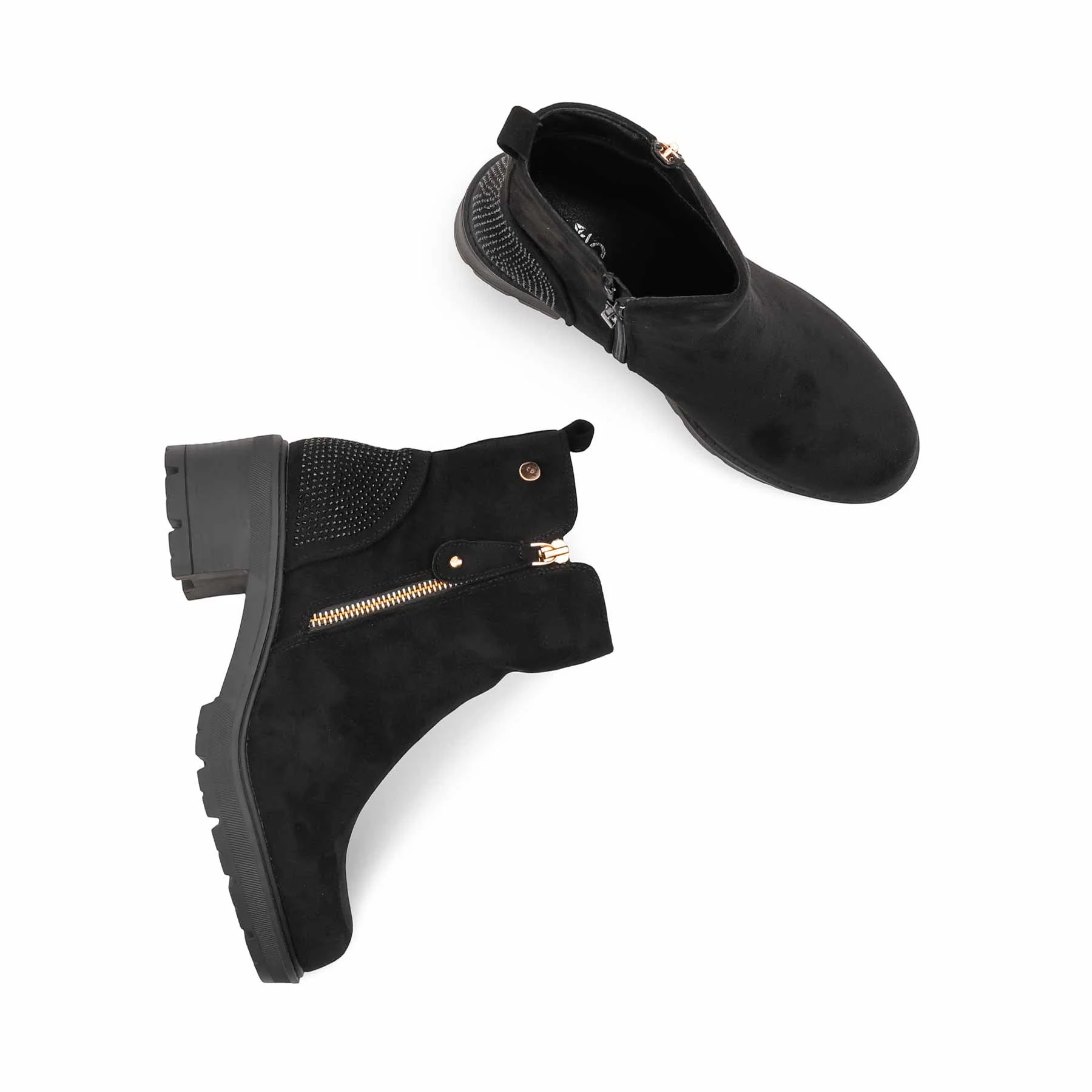 Black Long Shoes For Women WN9022 - Image 5