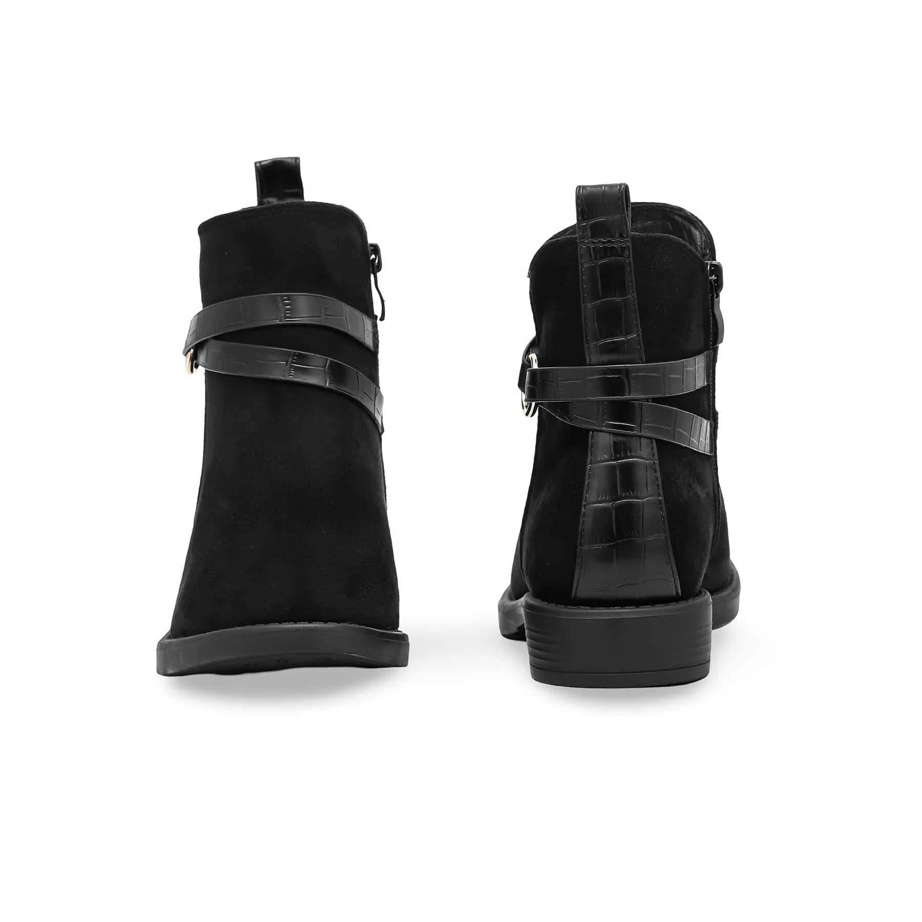 Black Long Shoes WN9017 - Image 4