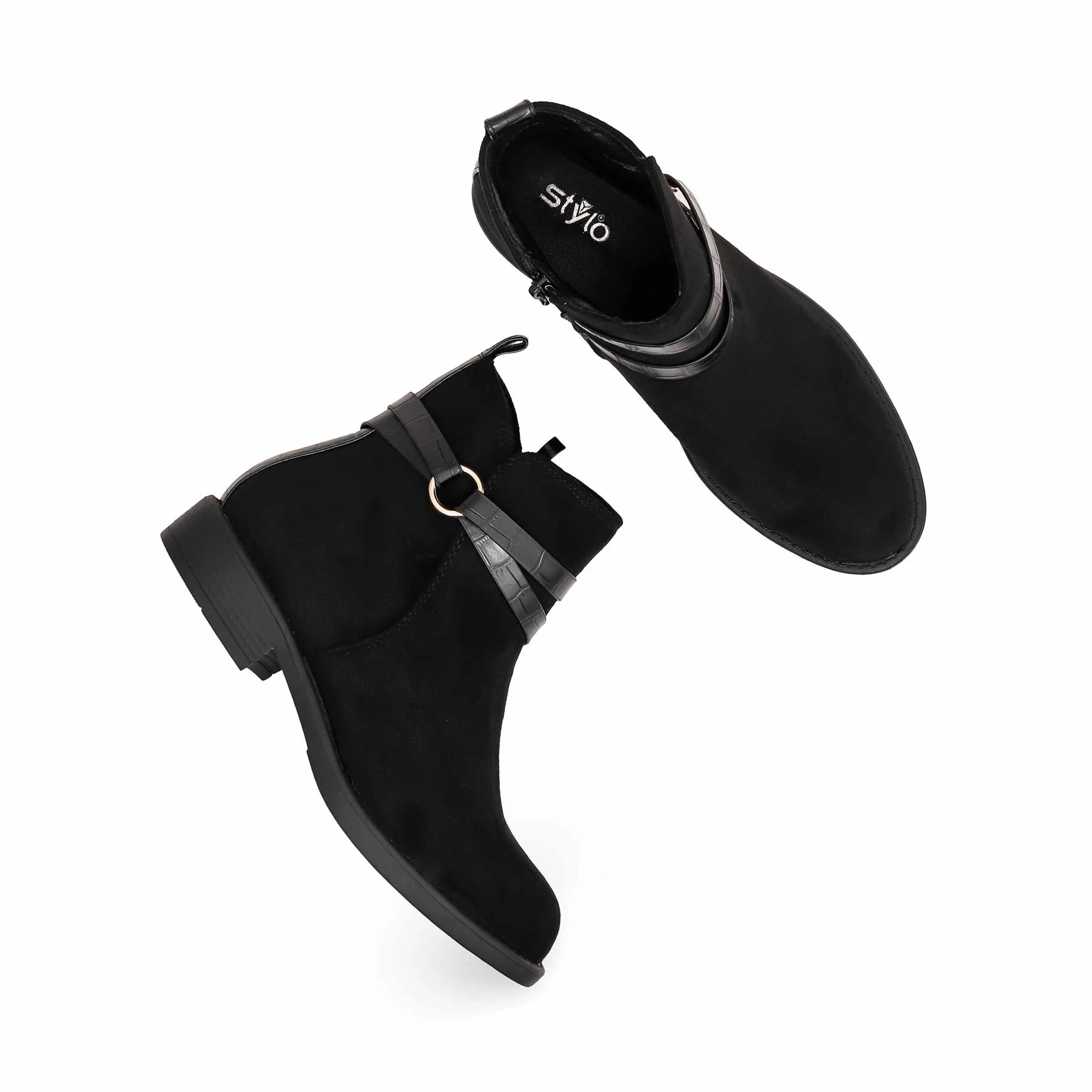 Black Long Shoes WN9017 - Image 5