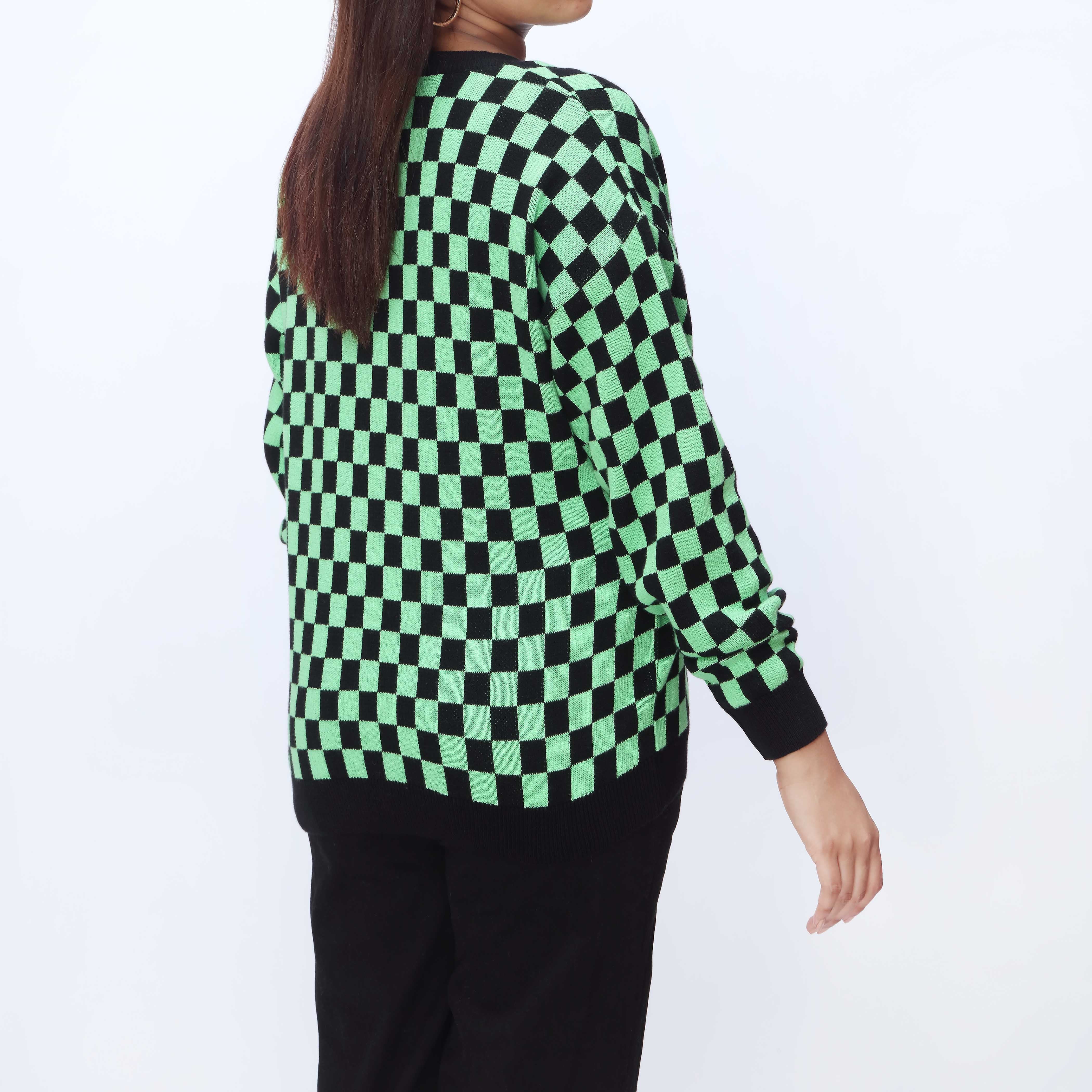 Black Mid Length Cardigan PW3906 - Image 3